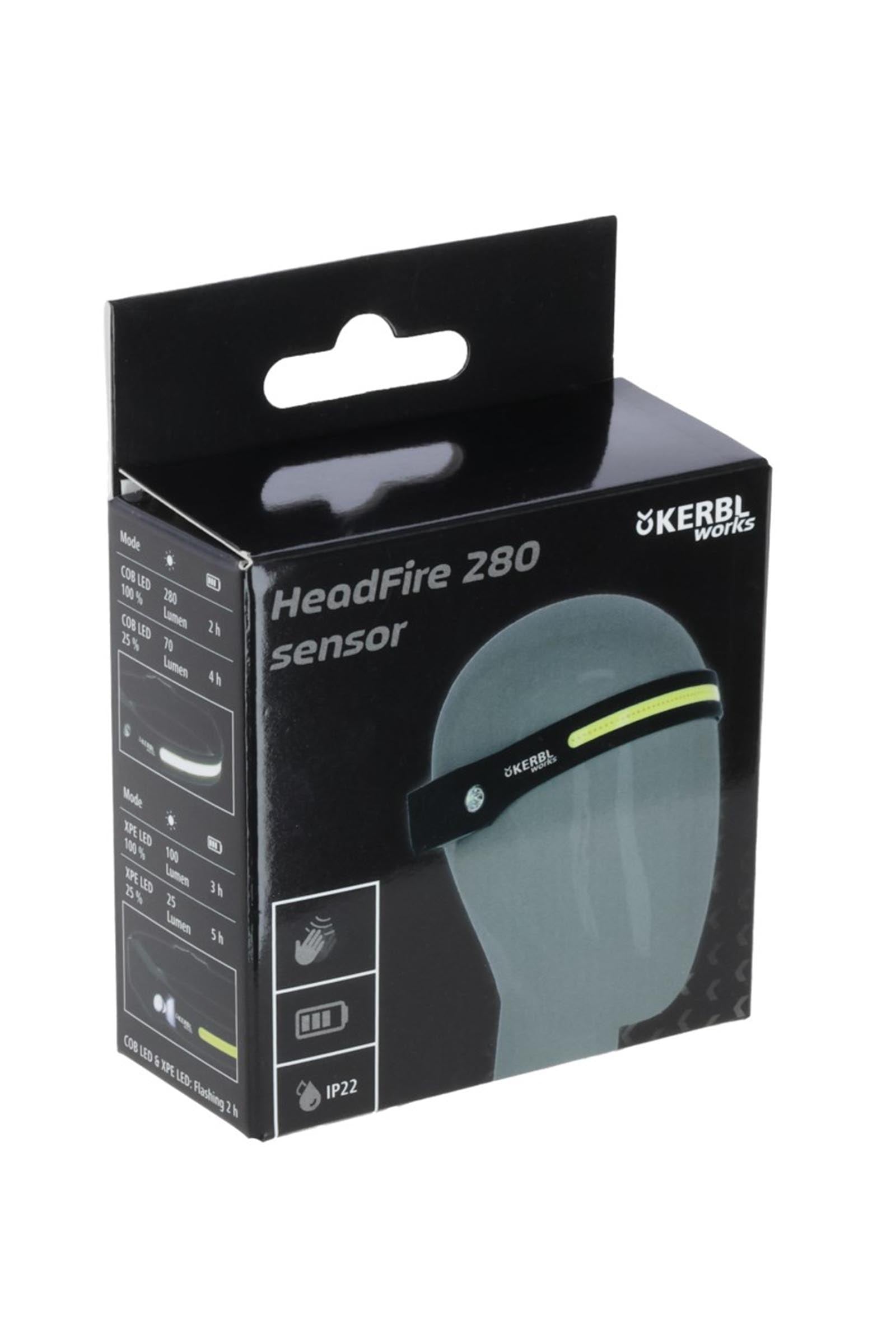 Covalliero LED Accu Headlamp HeadFire 280 With Sensor Reflective