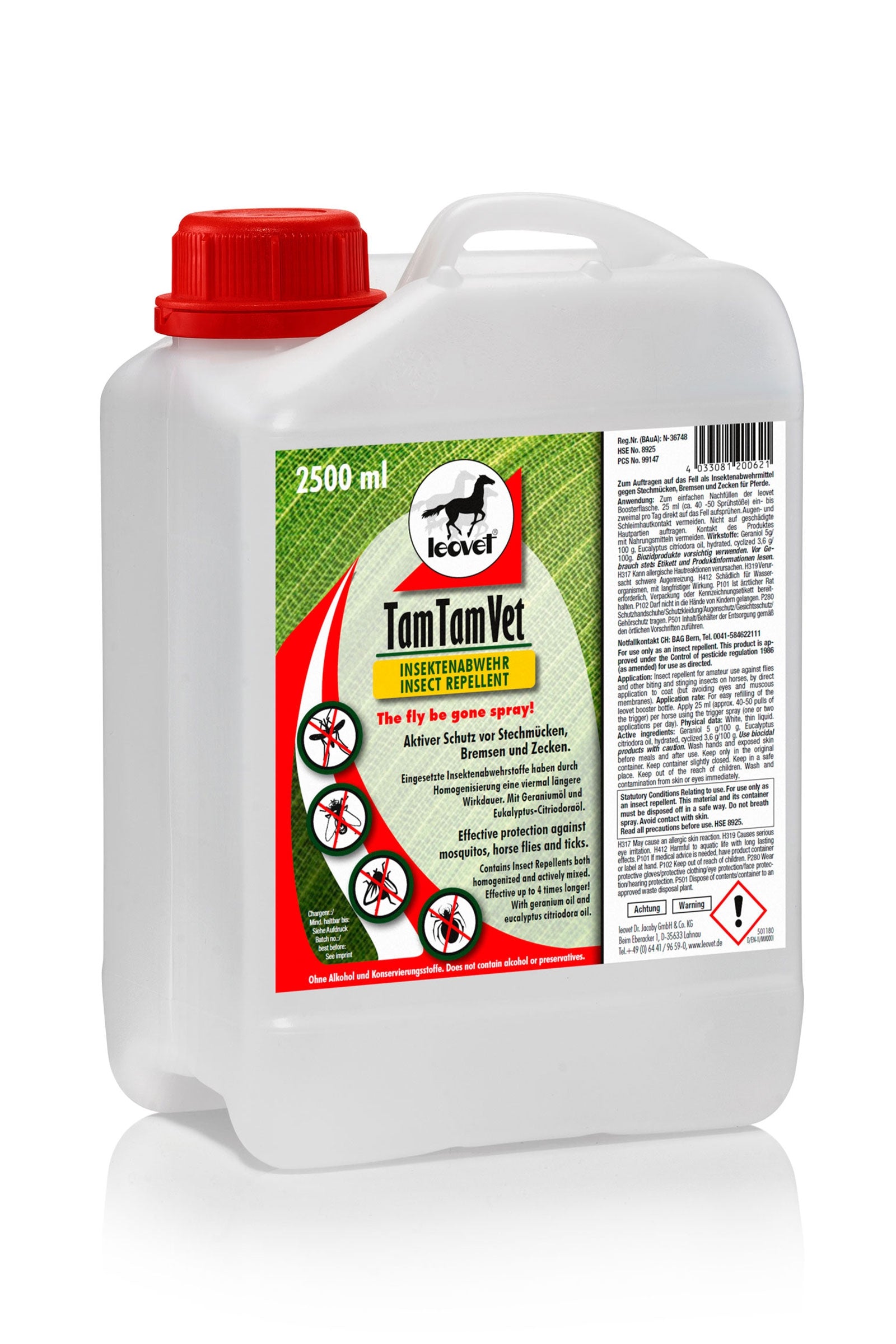 Leovet TamTamVet, Insect Repellent,  2500ml Antifly Protection for Horses