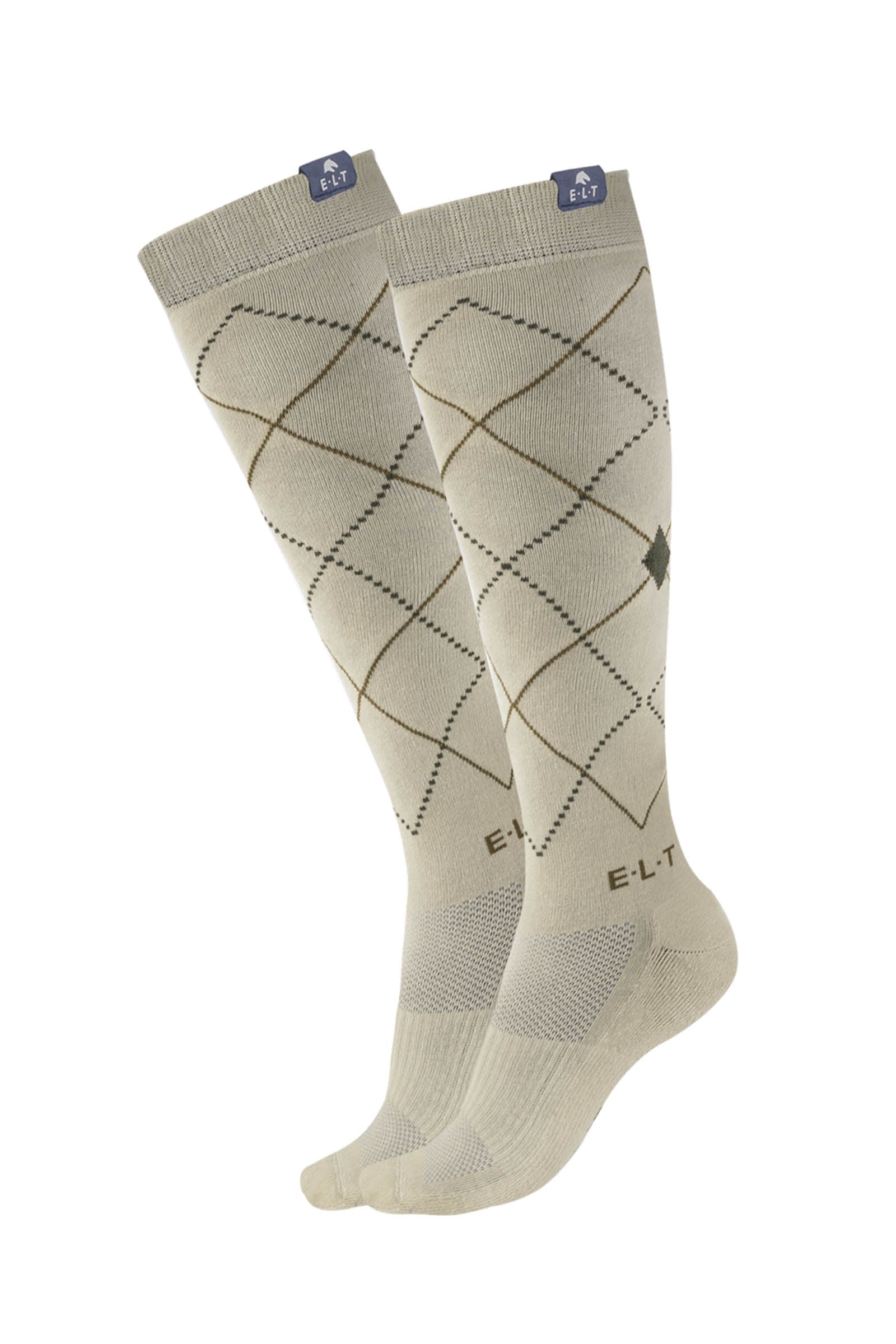 ELT Argyle atmungsaktive Reitsocken Kniestrümpfe & Reitsocken