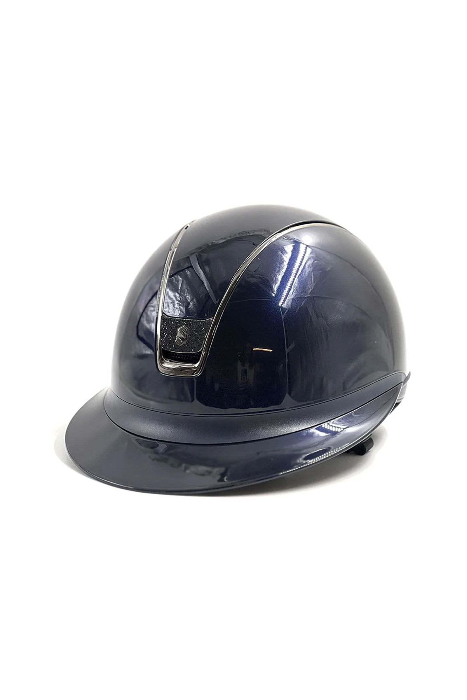 Samshield Miss Shield Glossy mit schwarzem Kristallwappen 2.0 Reithelme & Sicherheitswesten