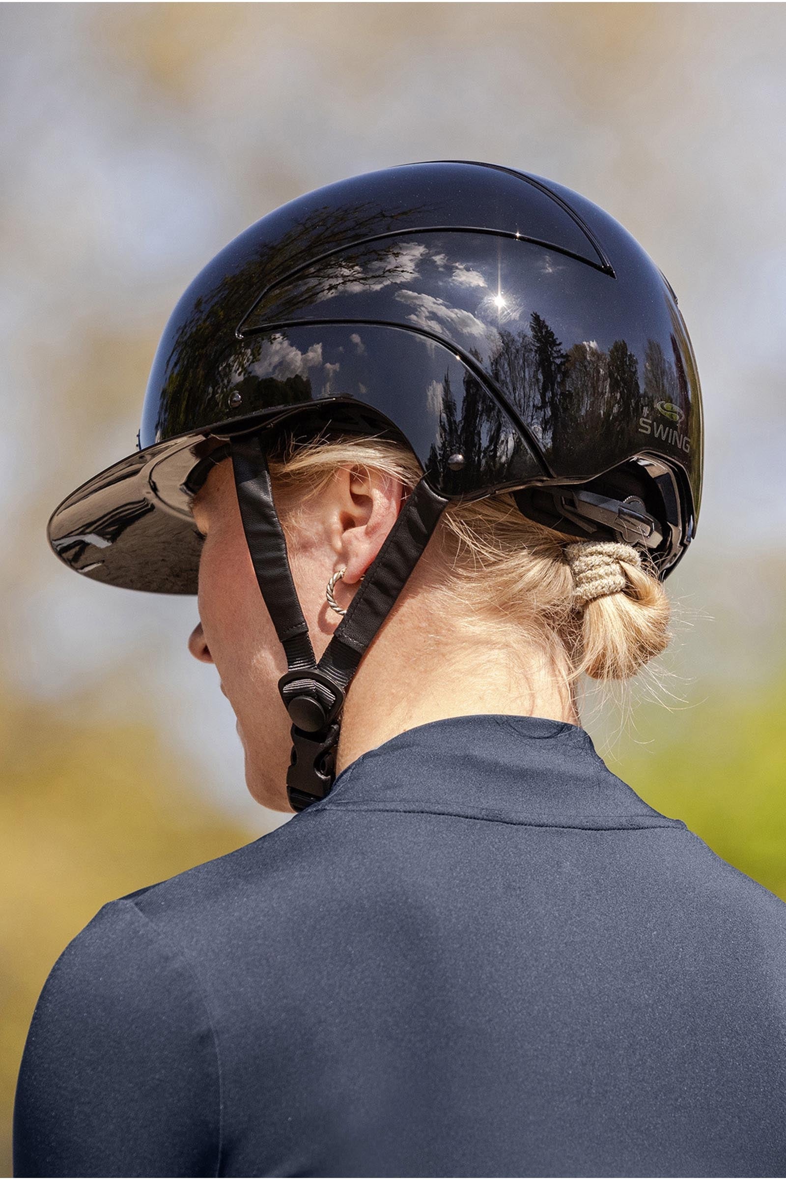 Waldhausen SWING H24 Lady Glossy Riding Helmet Safety Equipment