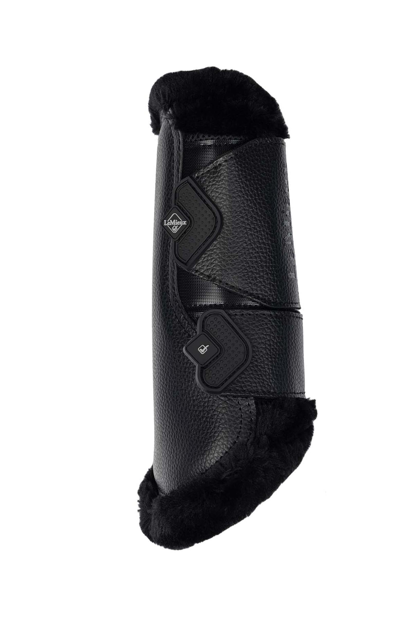 LeMieux Mesh Brushing Boots With Fleece Edging Leg Protection & Hoof Protection for Horses