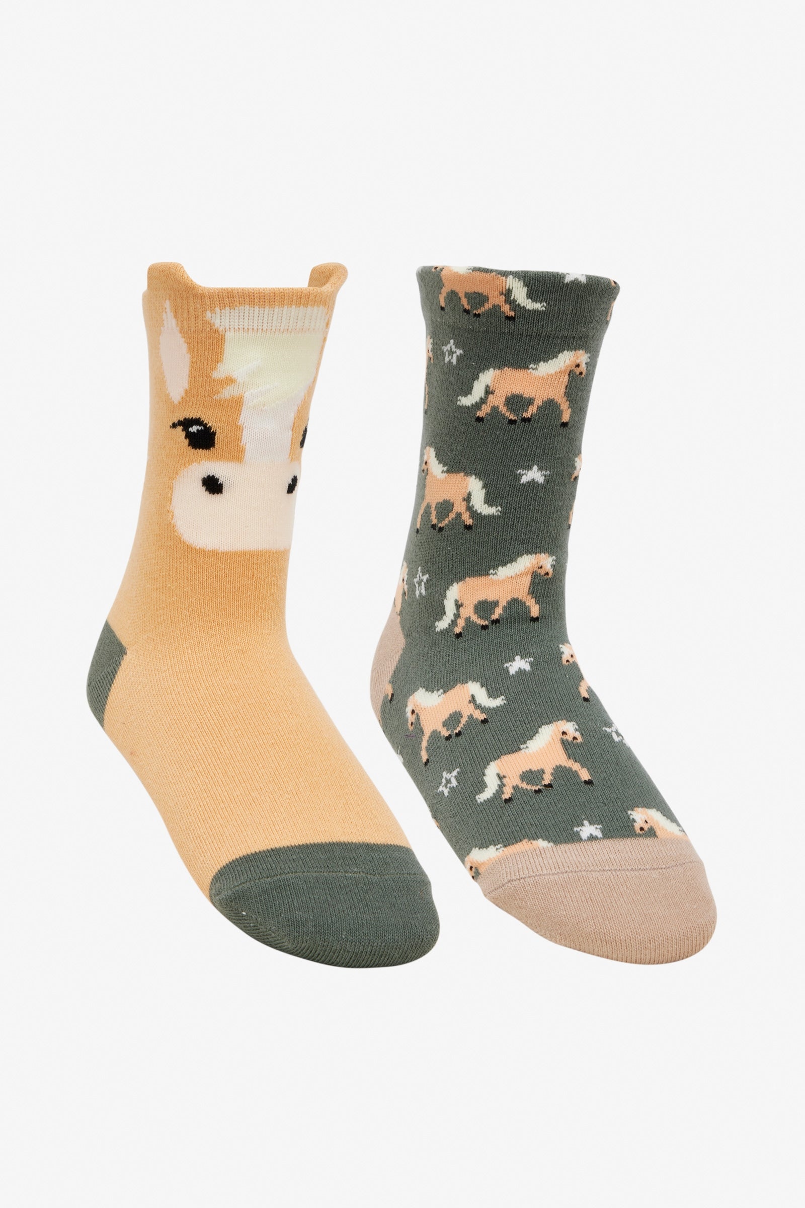 LeMieux Kinder Charakter Socken, 2er Pack Kniestrümpfe & Reitsocken