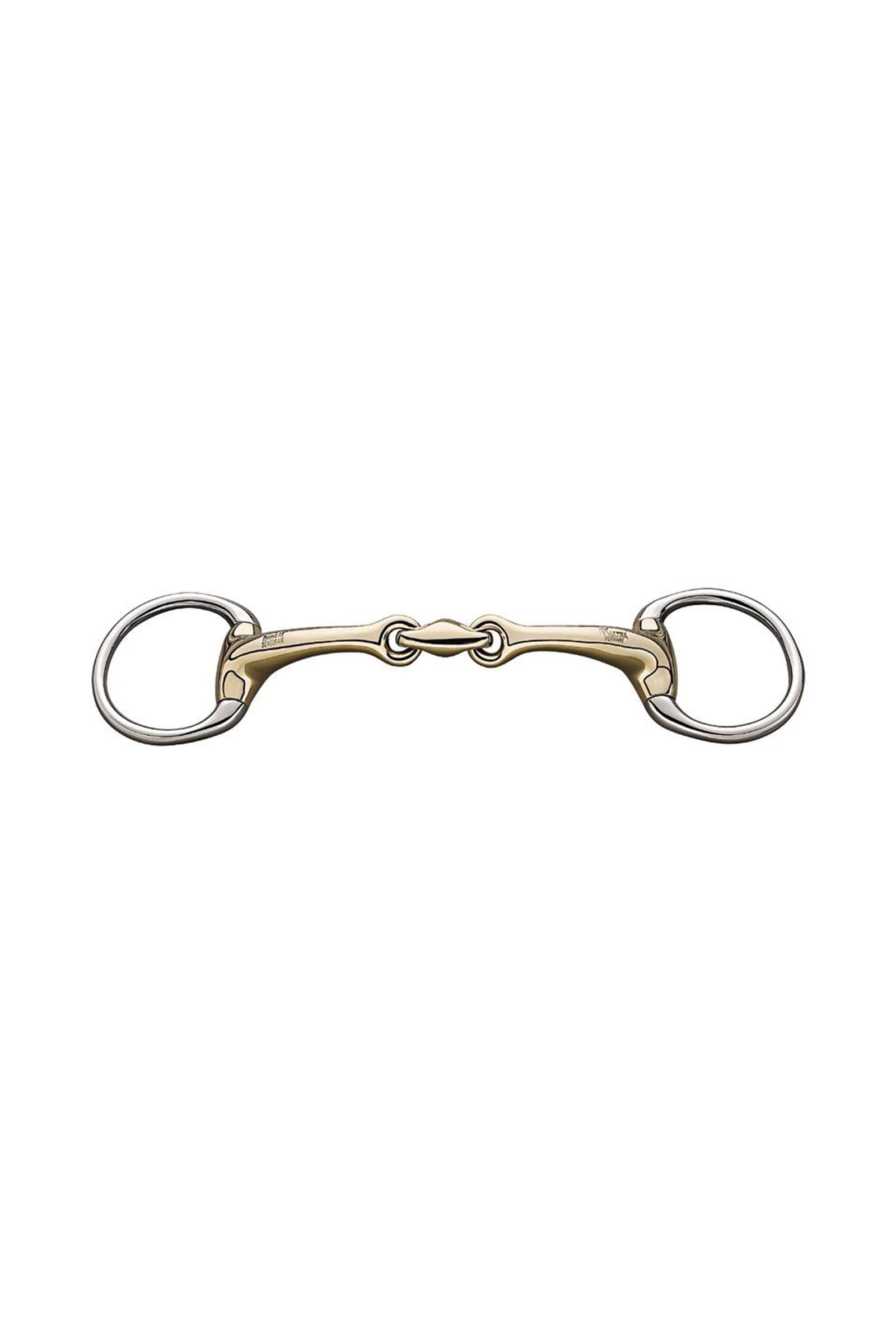Sprenger Dynamic RS Eggbutt Bradoon Bit, Double Jt. 14mm, Sensogan Horse Bits