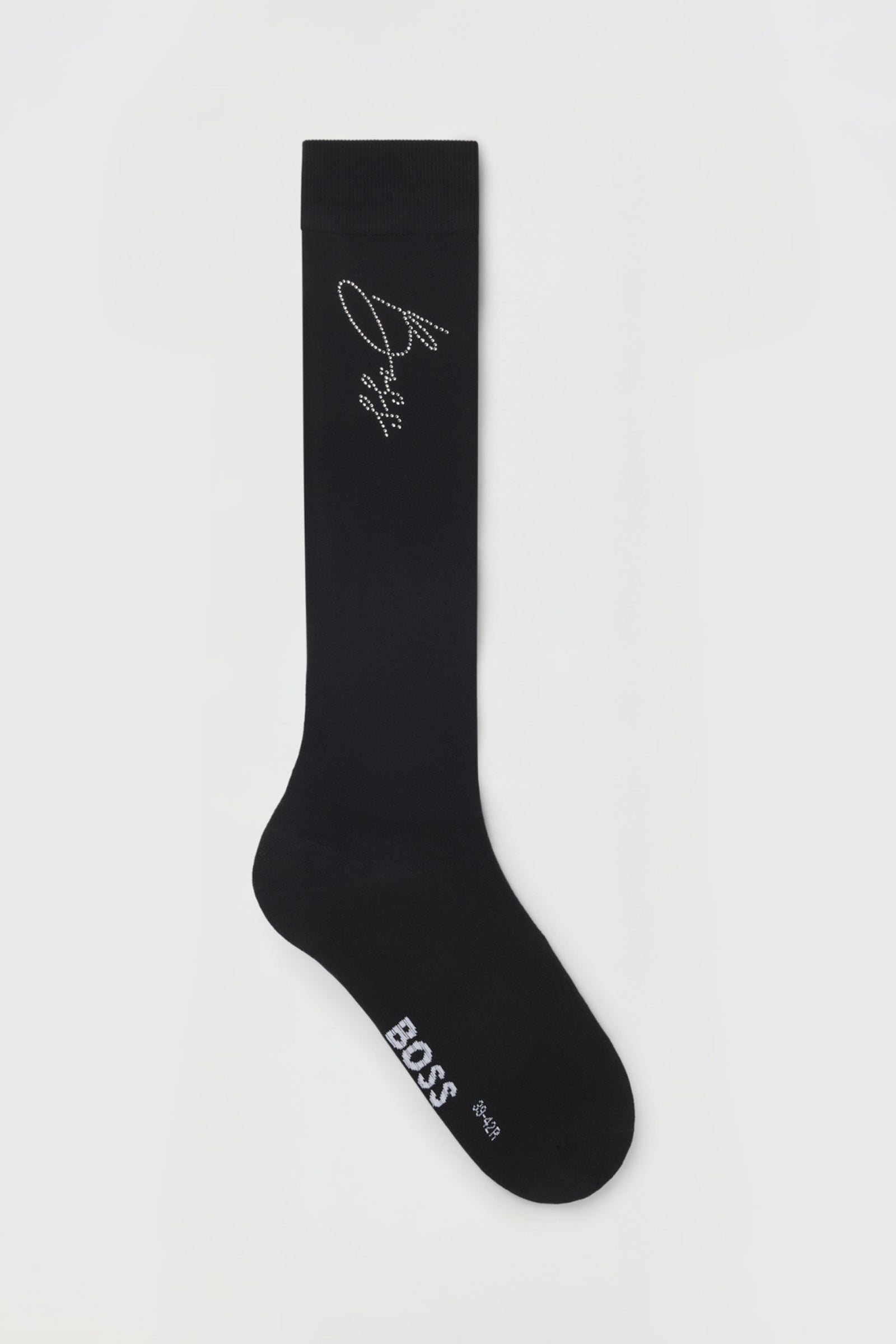 BOSS Equestrian Boss Sally Reitsocken Strass Logo Kniestrümpfe & Reitsocken