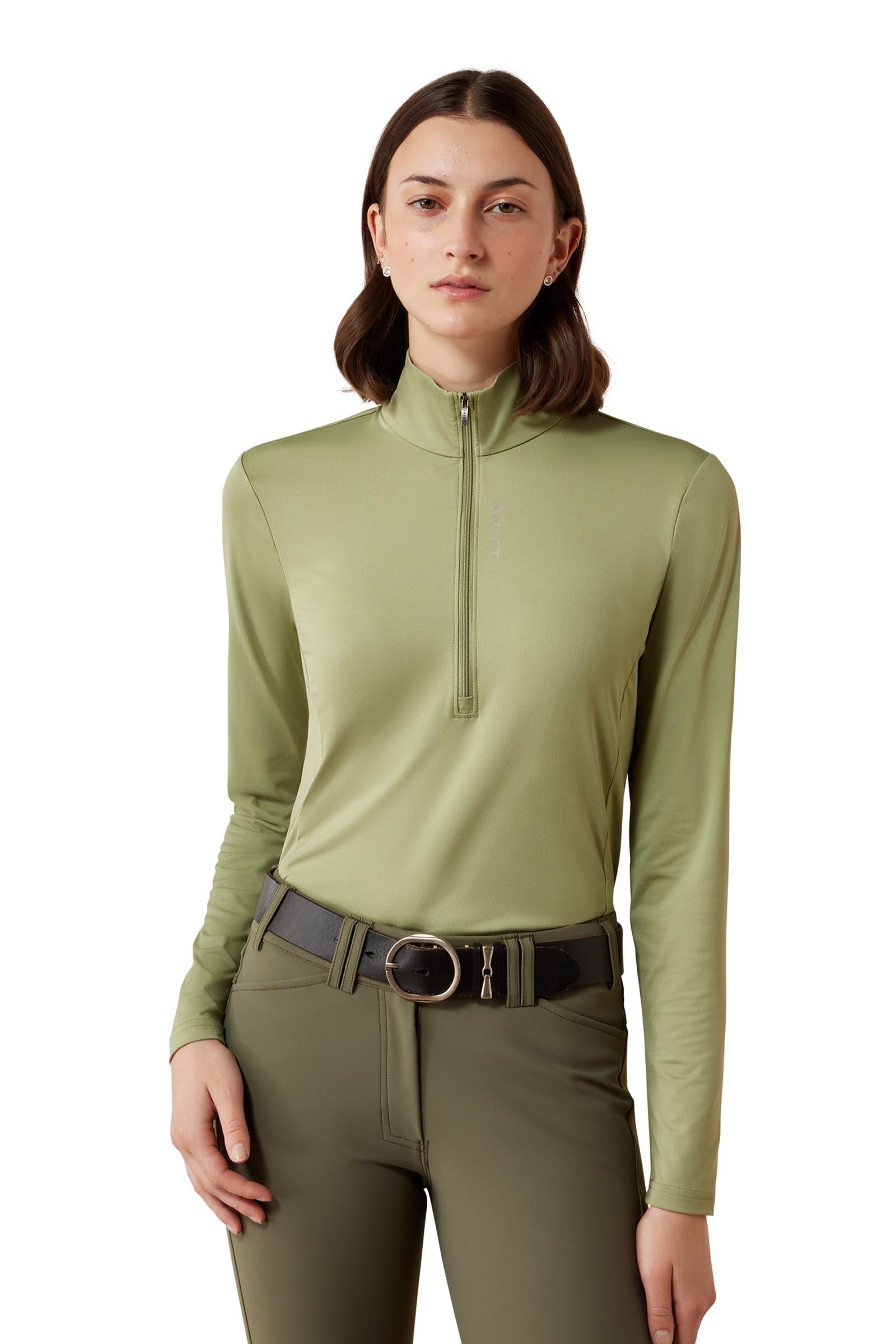 Ariat Damen Lunaveil Baselayer mit 1/2-Reißverschluss Damen Reitbekleidung
