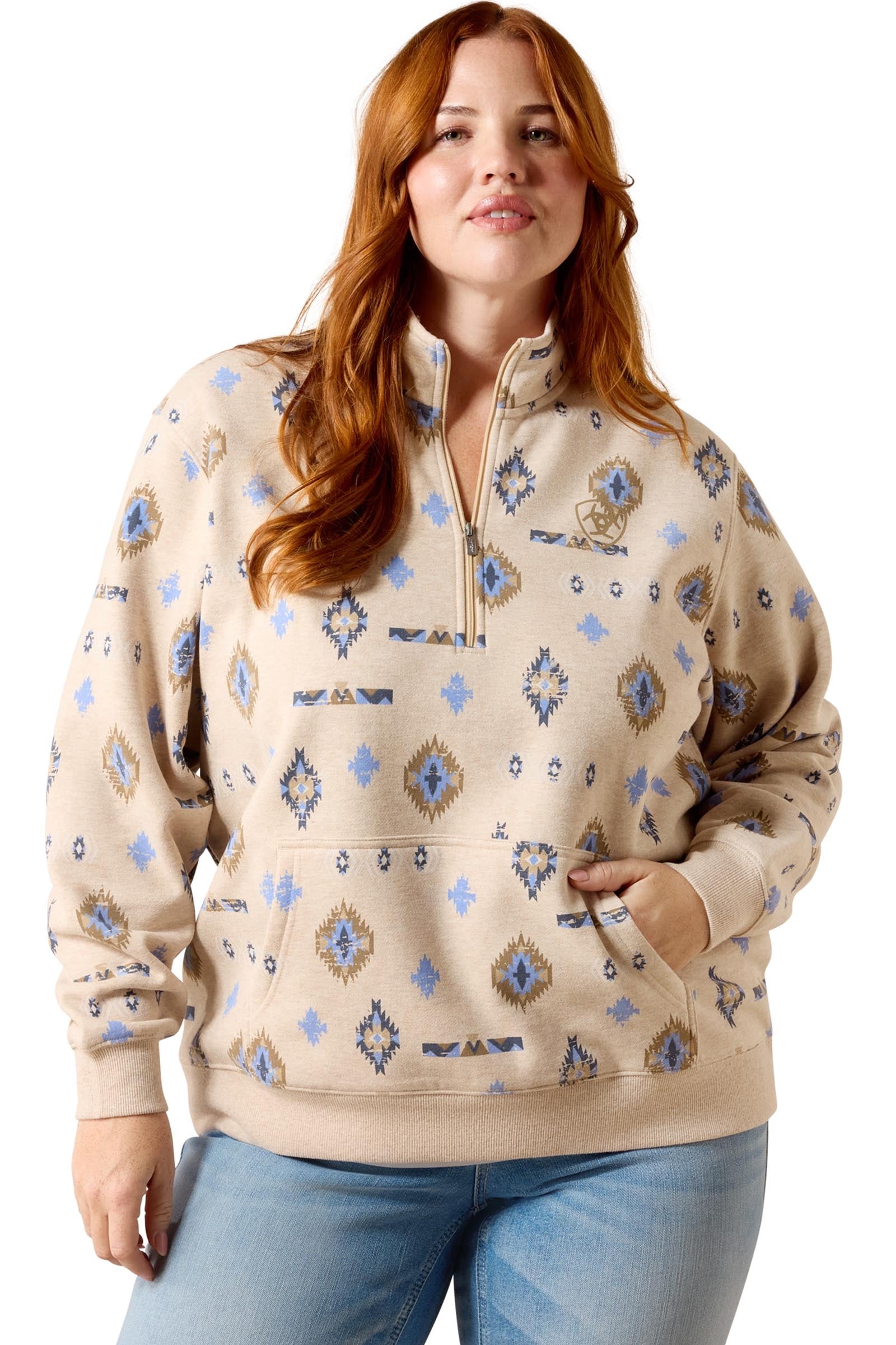 Ariat Women's Sapphire 1/2 Zip Sweatshirt Women’s Riding Clothing