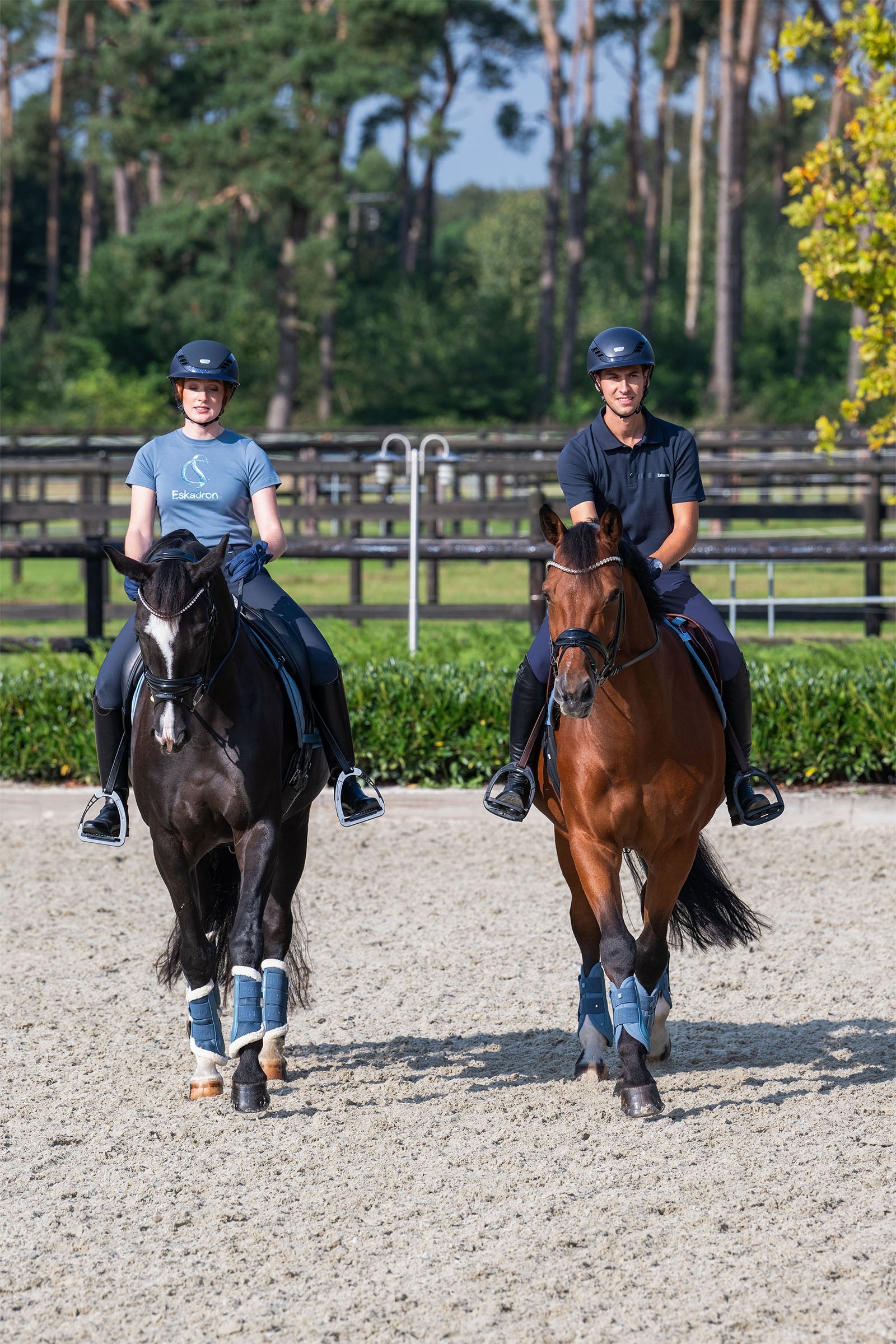 Eskadron Classic Sports SS25 Mesh Fauxfur Tendon Boots Leg Protection & Hoof Protection for Horses