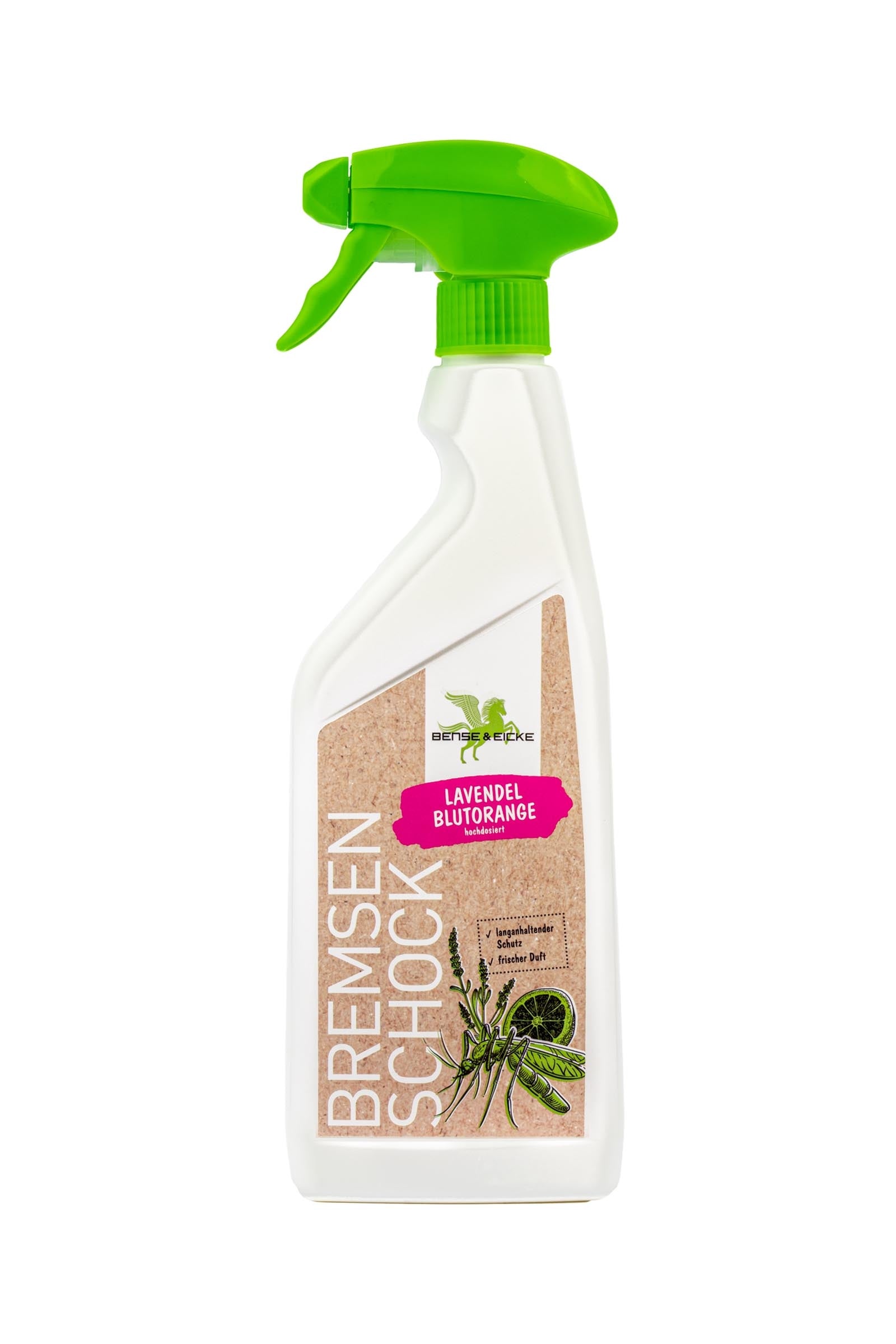 Bense & Eicke Horsefly Schock Lavender Blood Orange, 500ml Antifly Protection for Horses