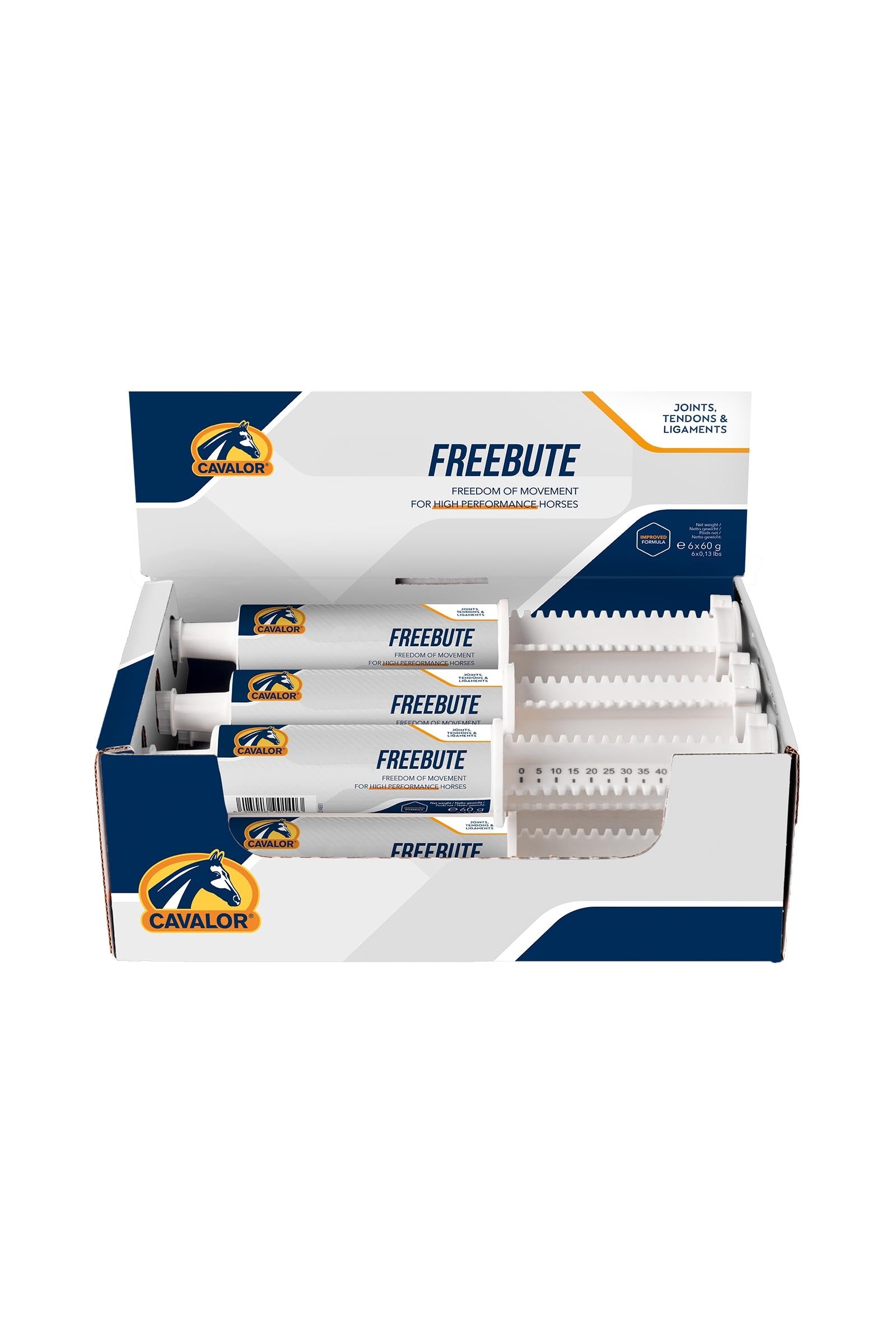 Cavalor Freebute Paste, Sehnen & Gelenke, 6x60g Horse Feed & Nutrition