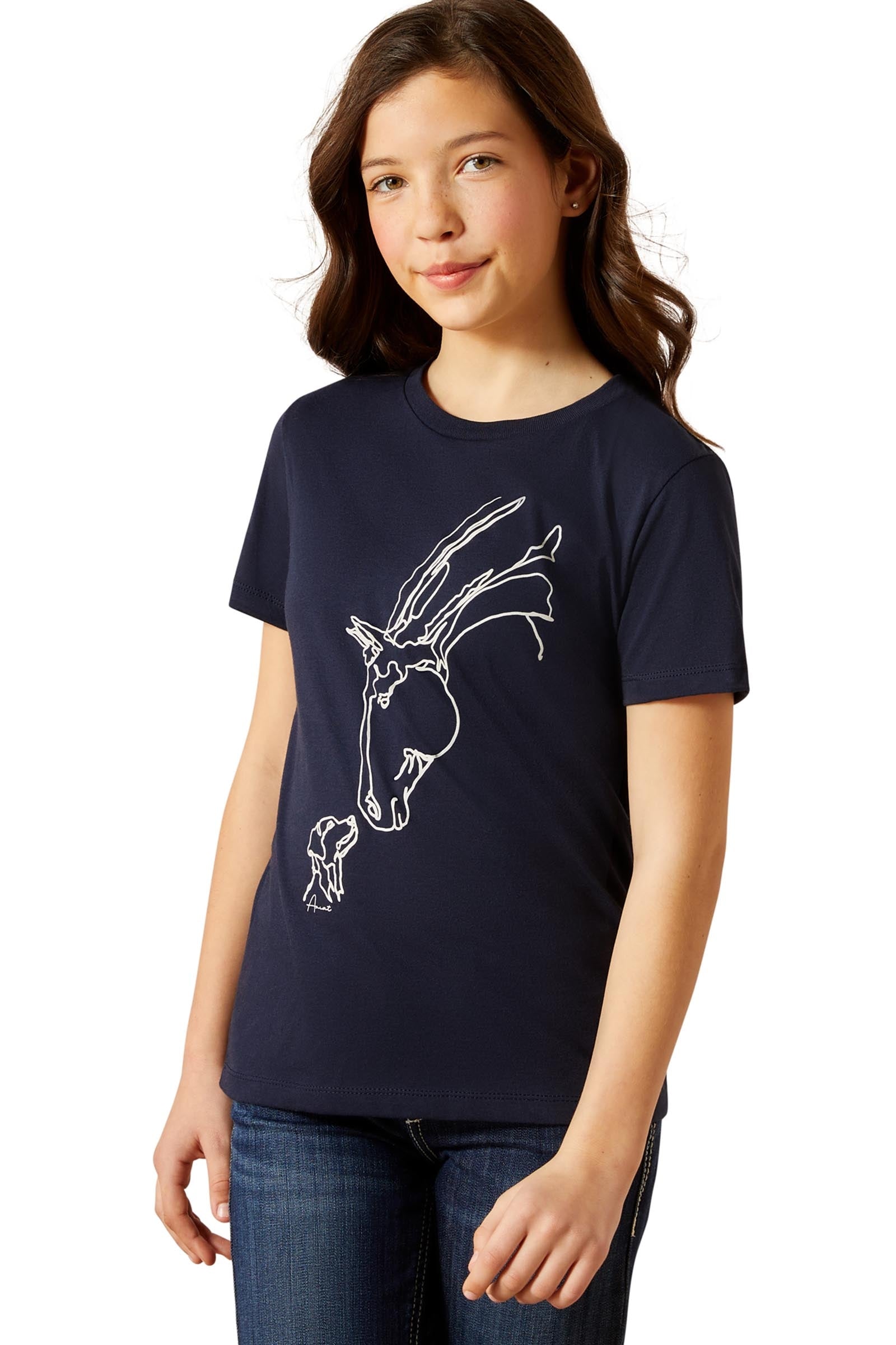 Ariat Hay Girl Kinder T-Shirt Kinder Reitbekleidung