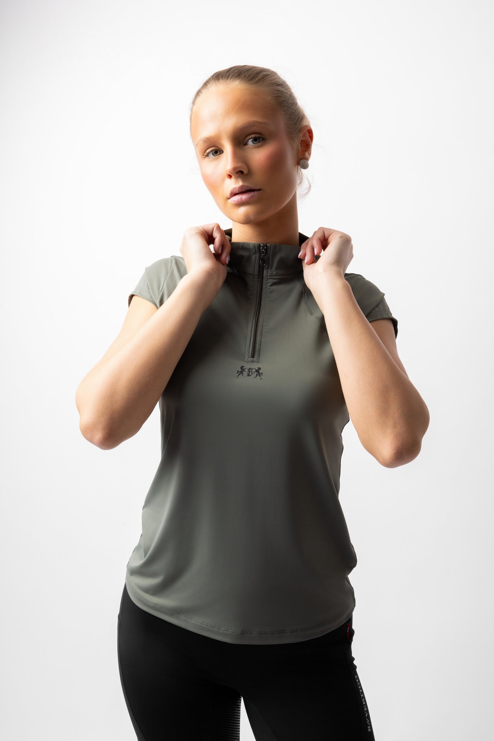 B Vertigo Joelle Damen-Trainingsshirt mit kurzen Ärmeln, UPF 40+ Damen Reitbekleidung