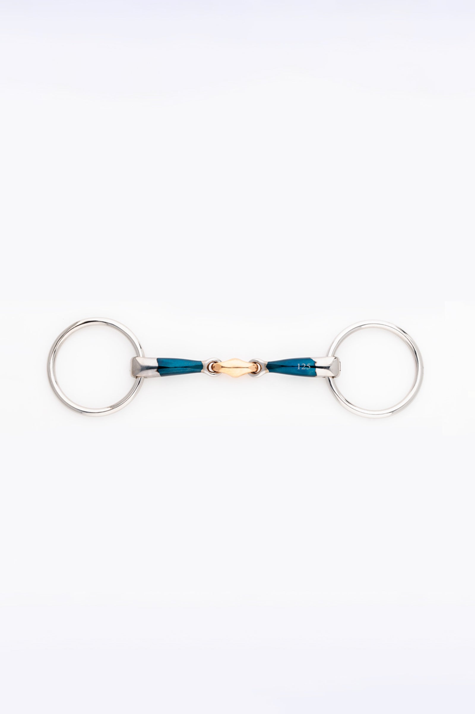 Kavalkade Ergonomic Snaffle Bit Double Jointed, Lock Up, 14 mm Horse Bits