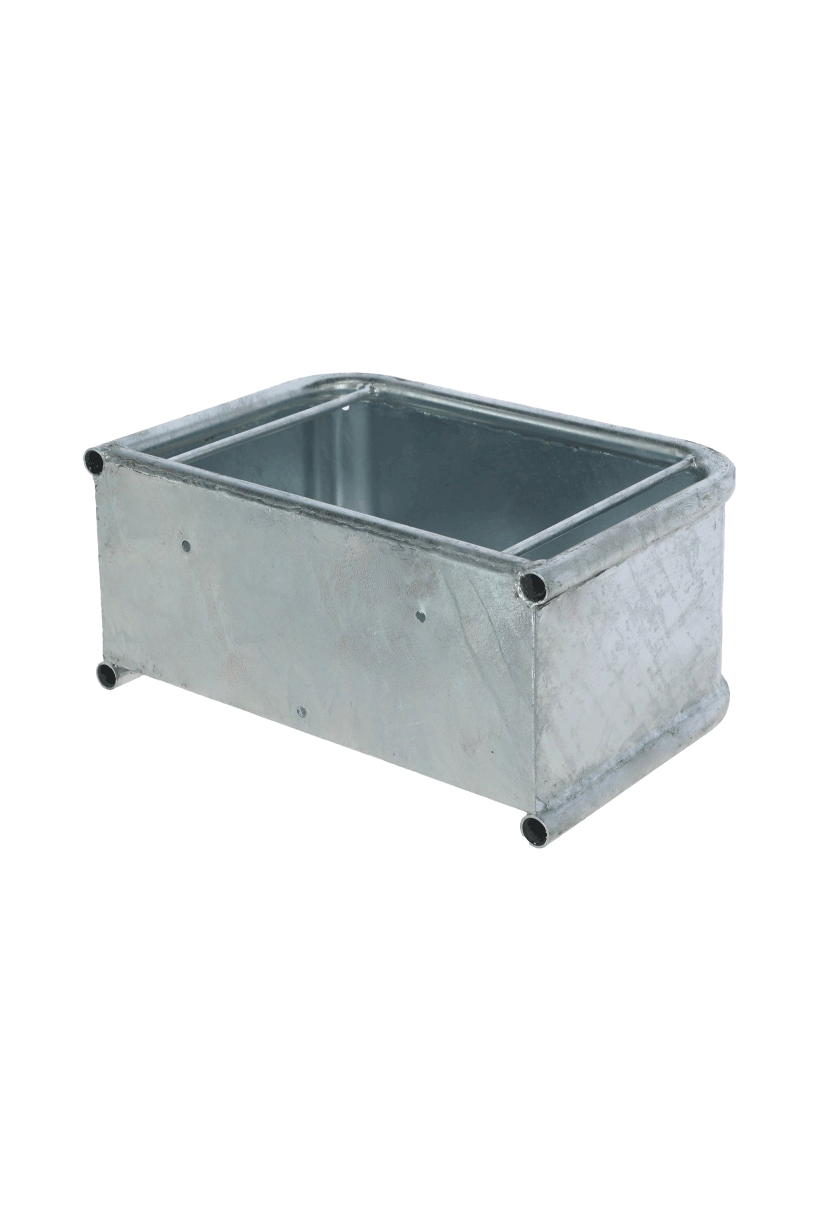 Kerbl Rectangular Feed Trough Metal, 35 L Horse Feeders & Waterers