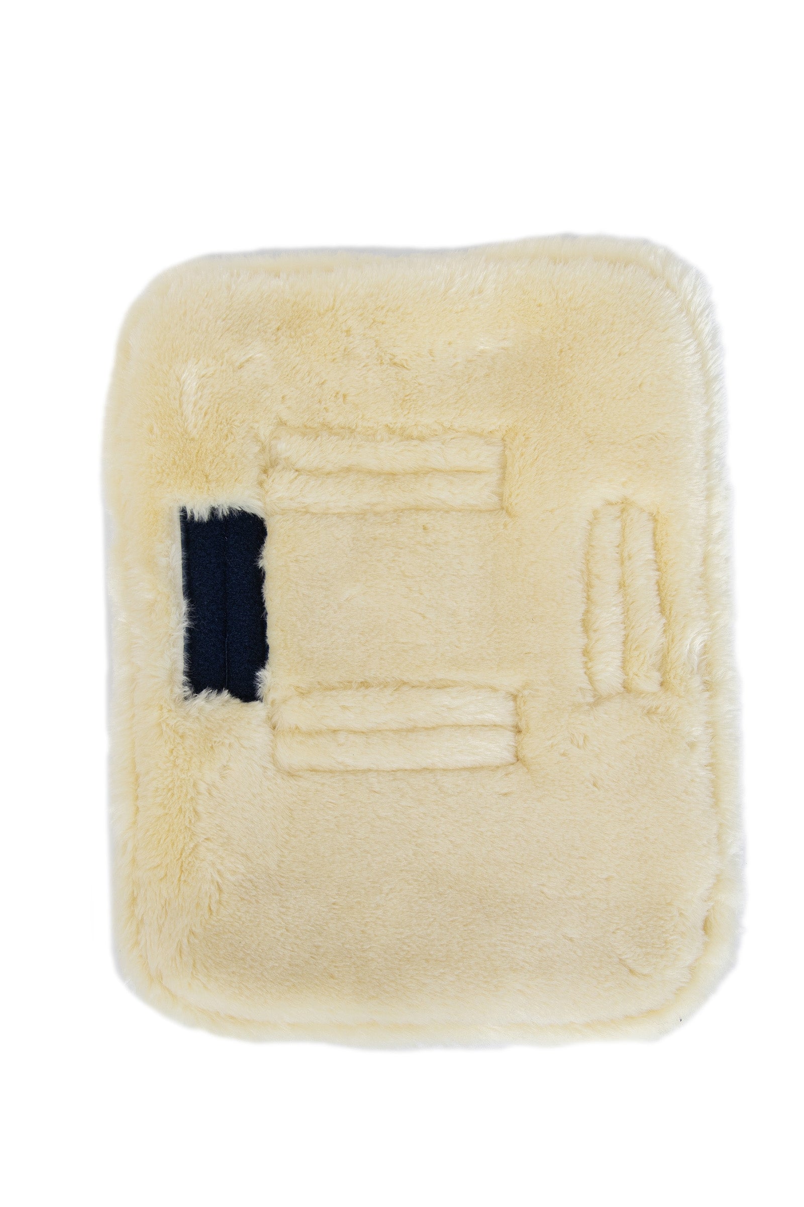 Expander Rugó gesteppte Brusterweiterung mit Lammfell, 2 Schnallen black 1 – horze