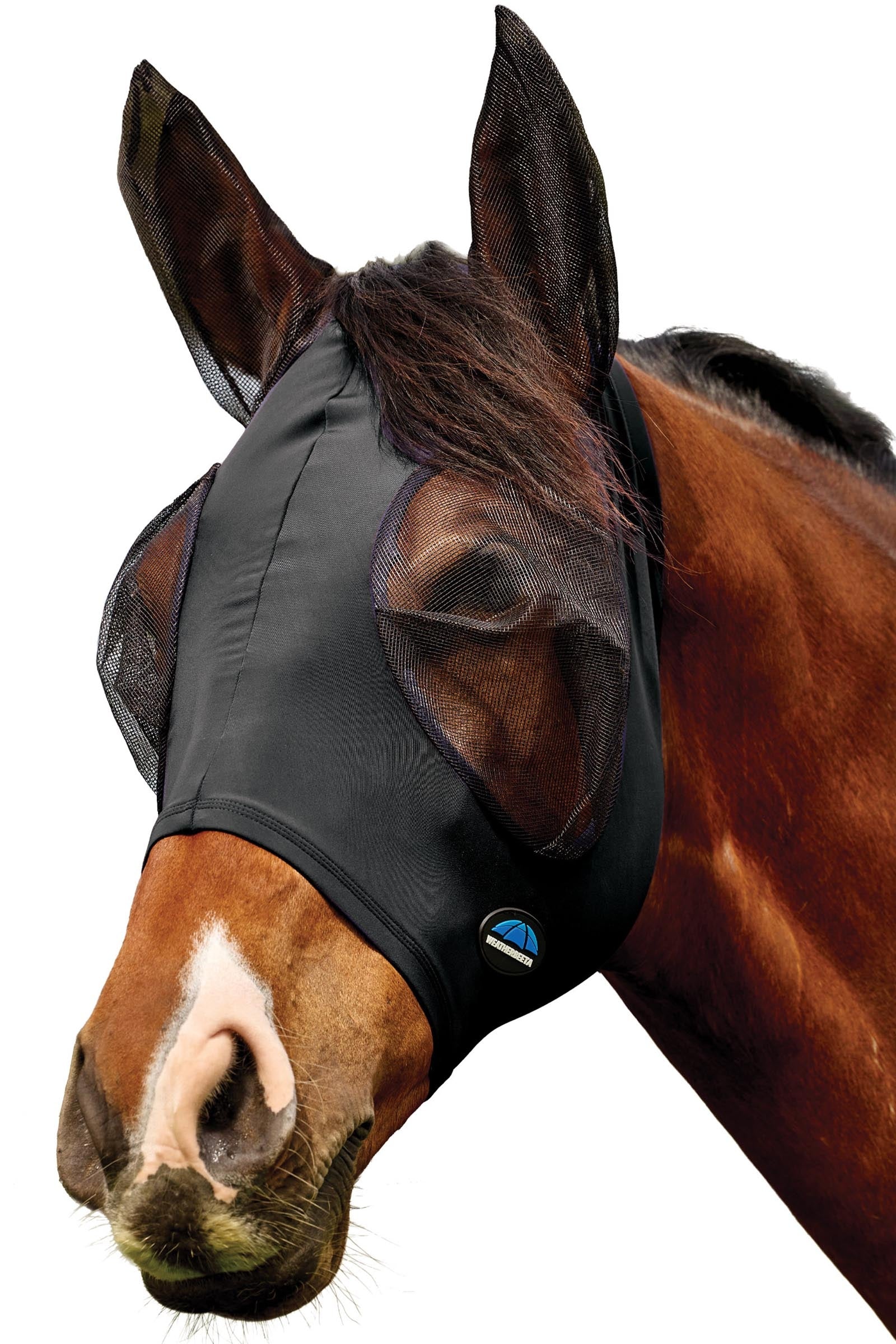 Weatherbeeta Comfitec Deluxe Stretch Fliegenmaske mit Ohren Fliegenschutz