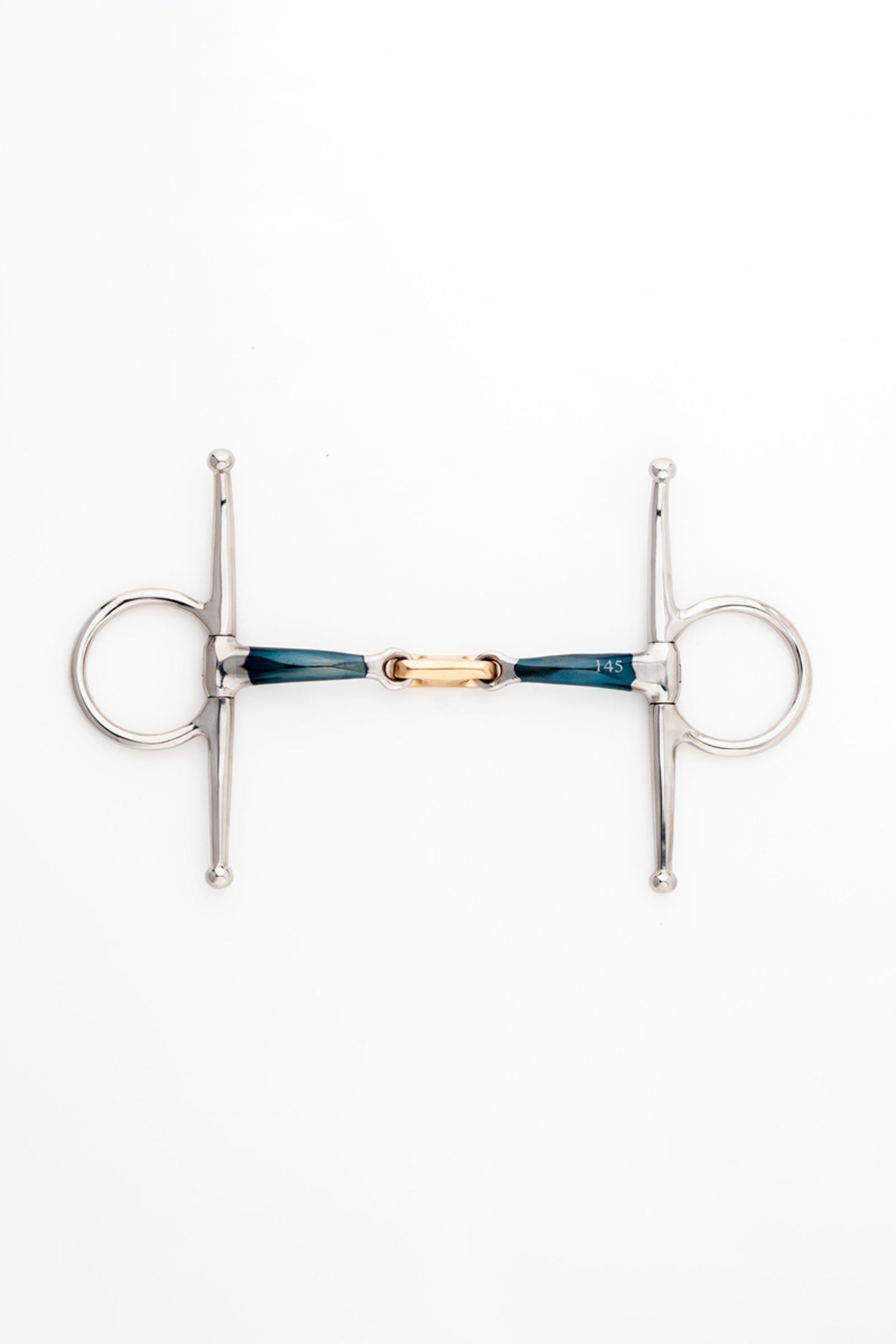 Kavalkade ergonomische Schenkeltrense, doppelt gebrochen, 14 mm Gebisse