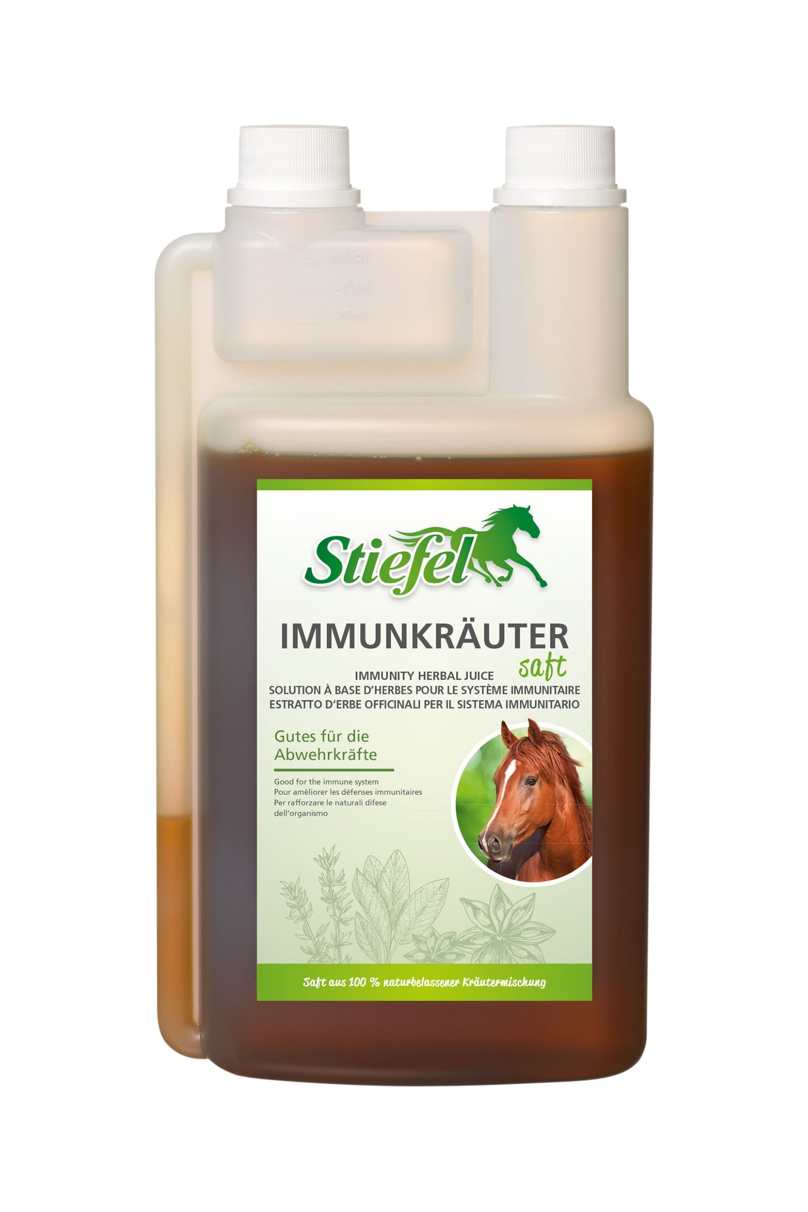 Stiefel Immunkräuter Saft, 1l Horse Feed & Nutrition