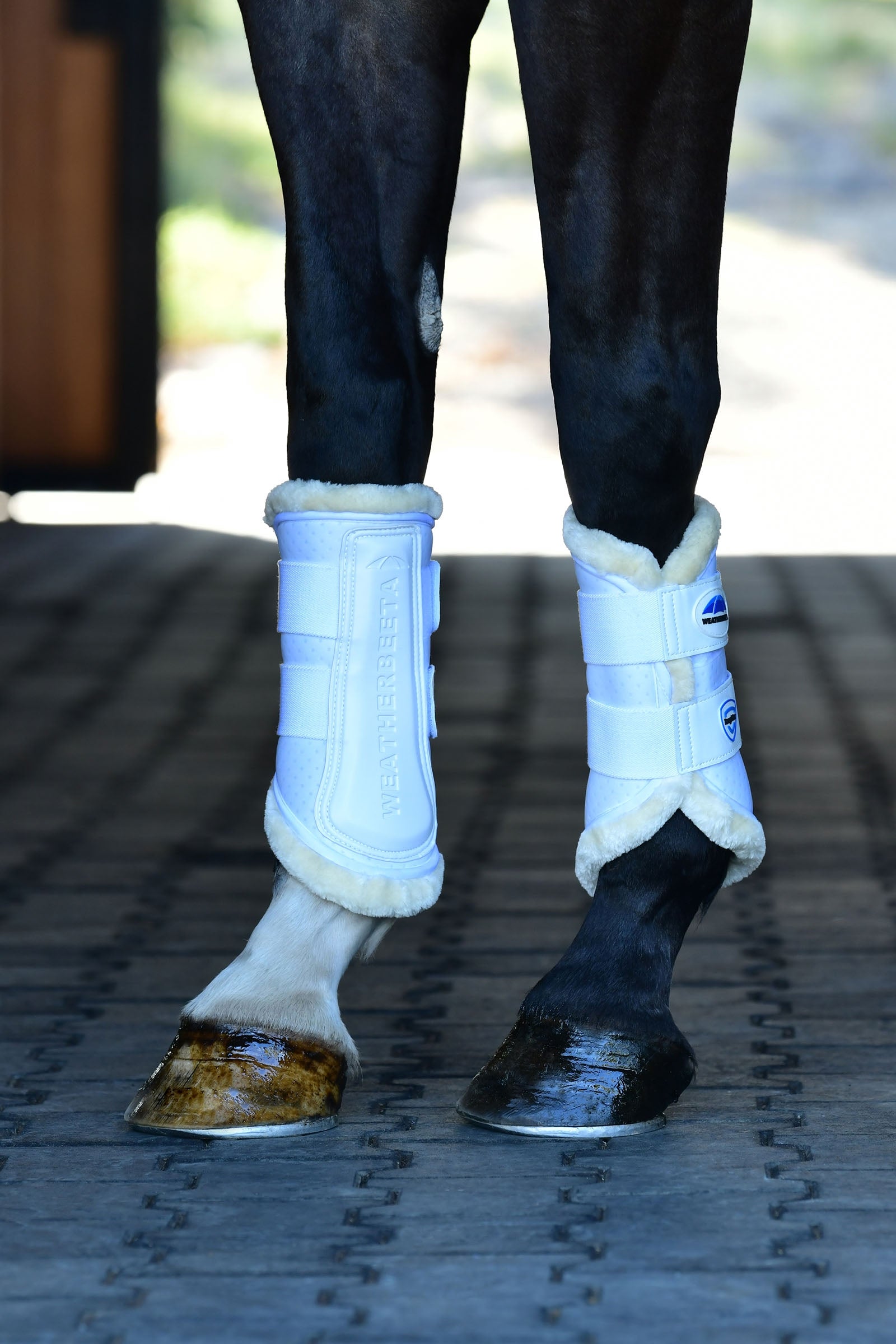 Weatherbeeta Tough-Tec Comfy Fleece Brushing Boots Leg Protection & Hoof Protection for Horses