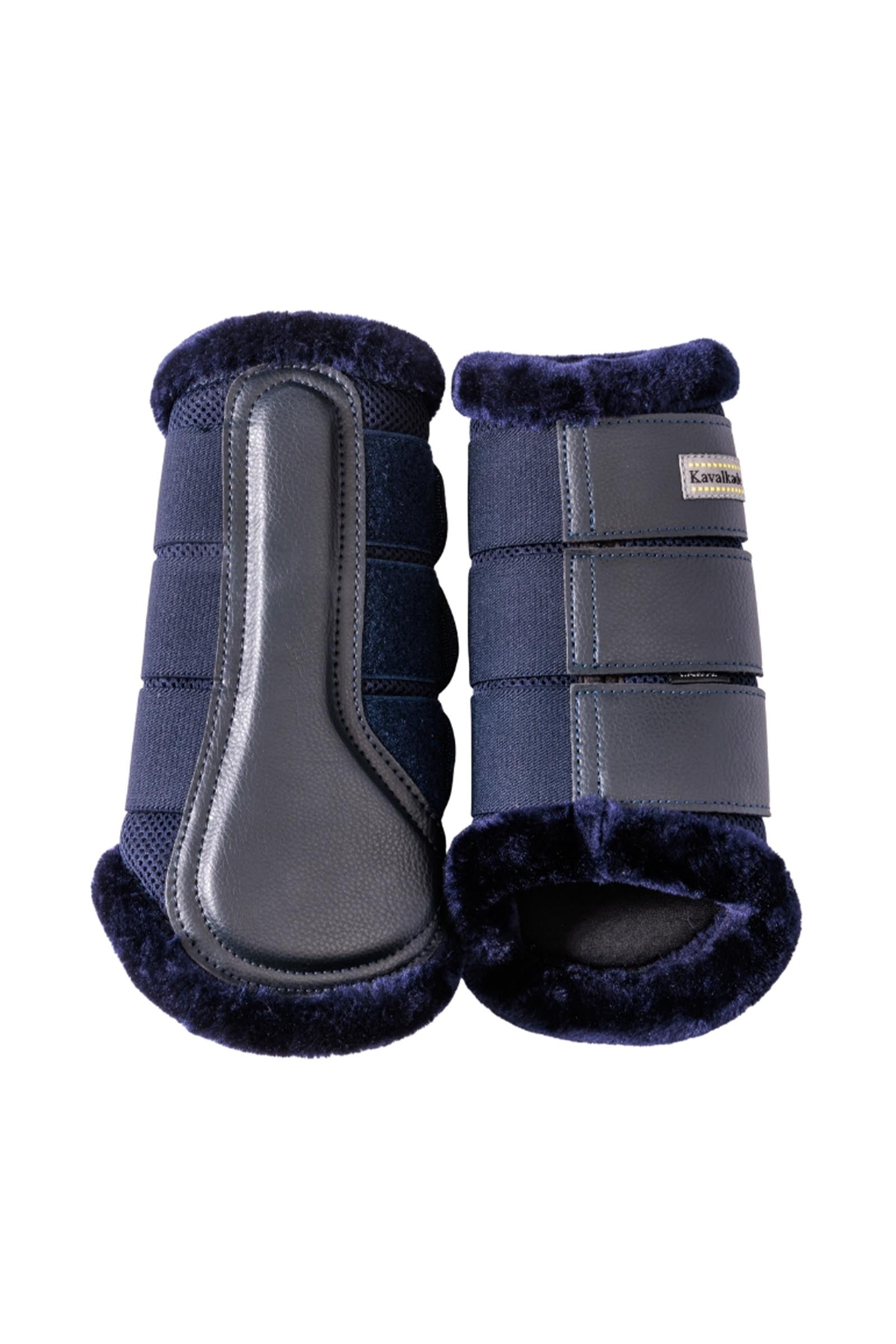 Kavalkade Anatomic Mesh Gamaschen mit Kunstfell Leg & Hoof Protection