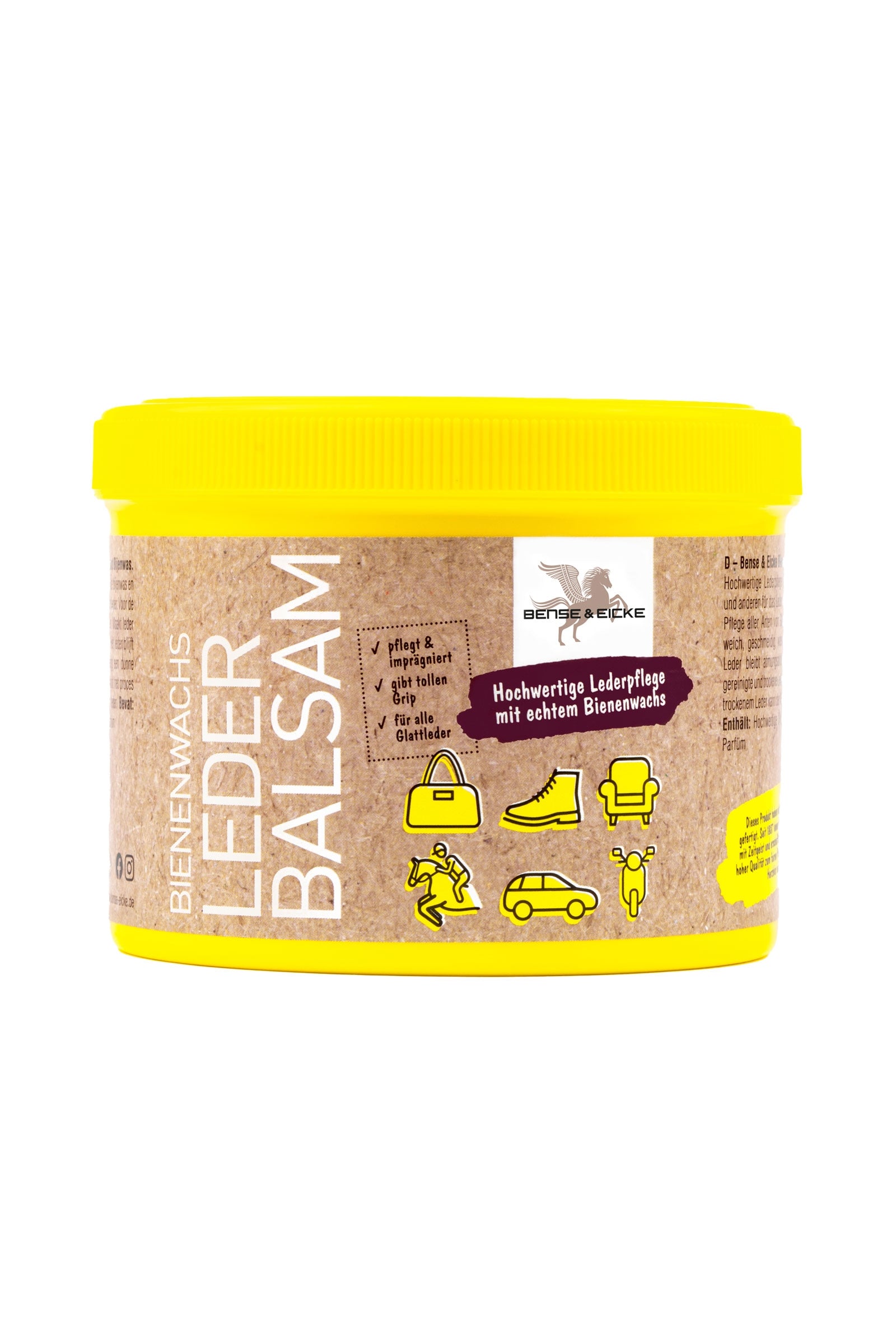 Bense & Eicke Lederbalsam mit Bienenwachs, 500 ml Pflege