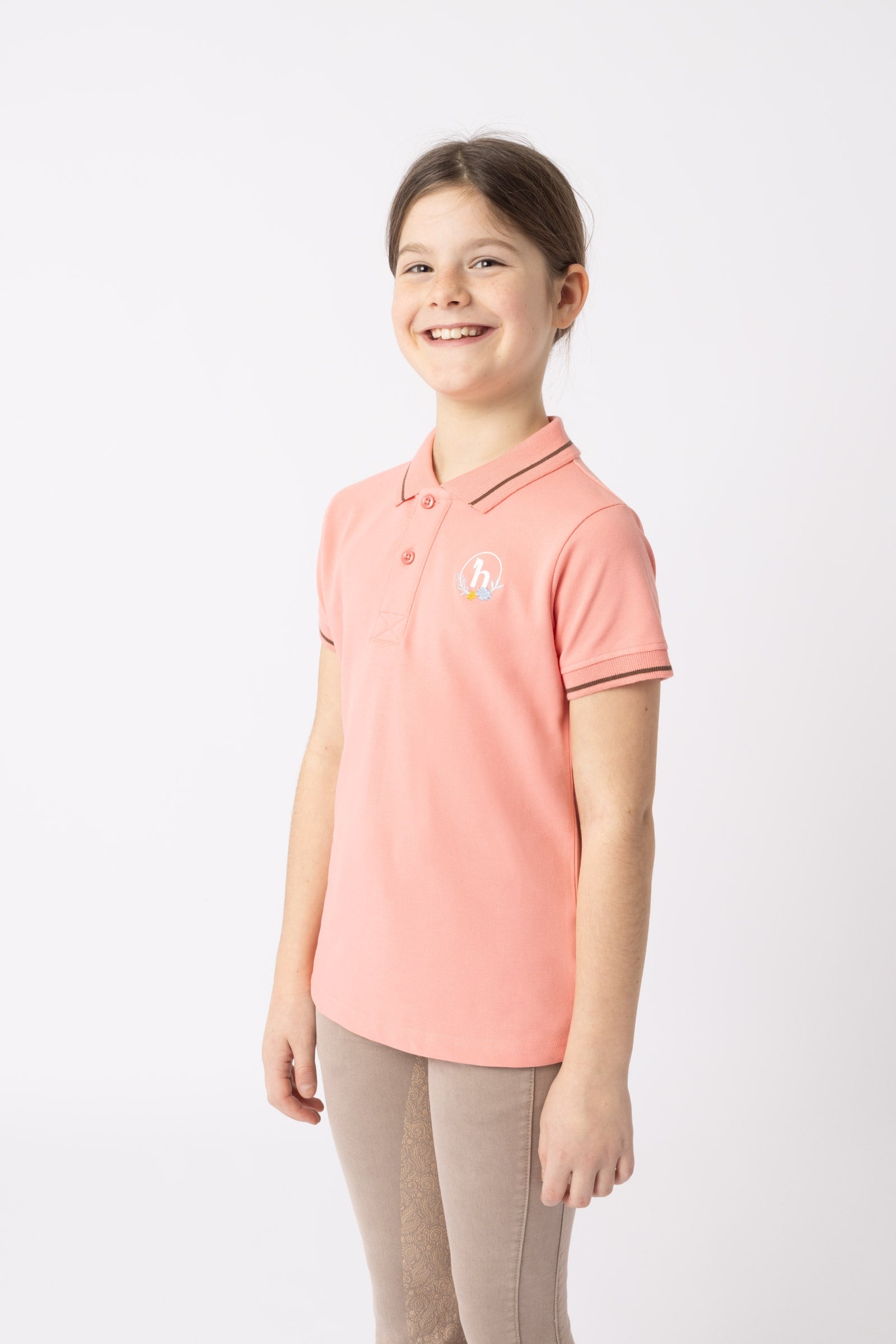 Horze Sohra Kinder Funktions Poloshirt Kinder Reitbekleidung
