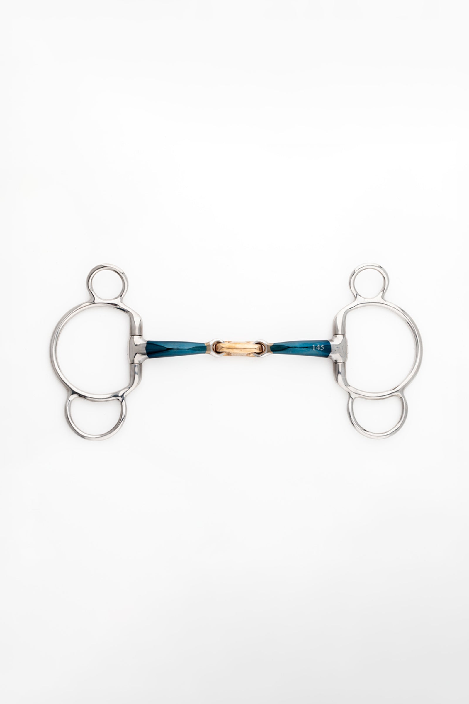 Kavalkade ergonomisches 3-Ring-Gebiss, doppelt gebrochen, 14 mm Gebisse