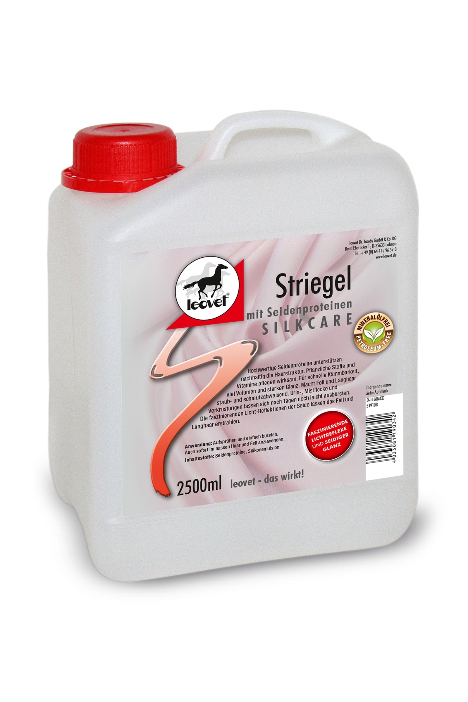 Leovet Silkcare Striegel 2500ml Pflege