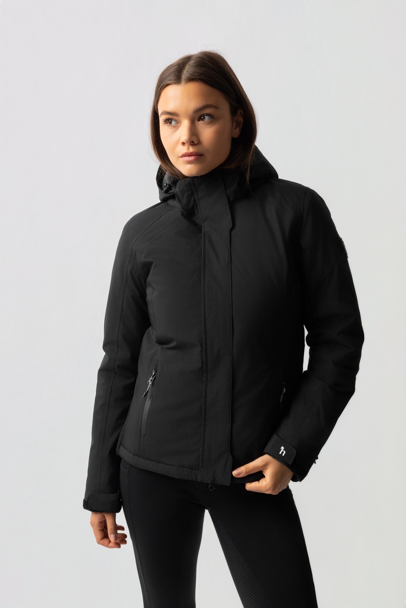 Horze Camila Damen wasserdichte wattierte Jacke Damen Reitbekleidung