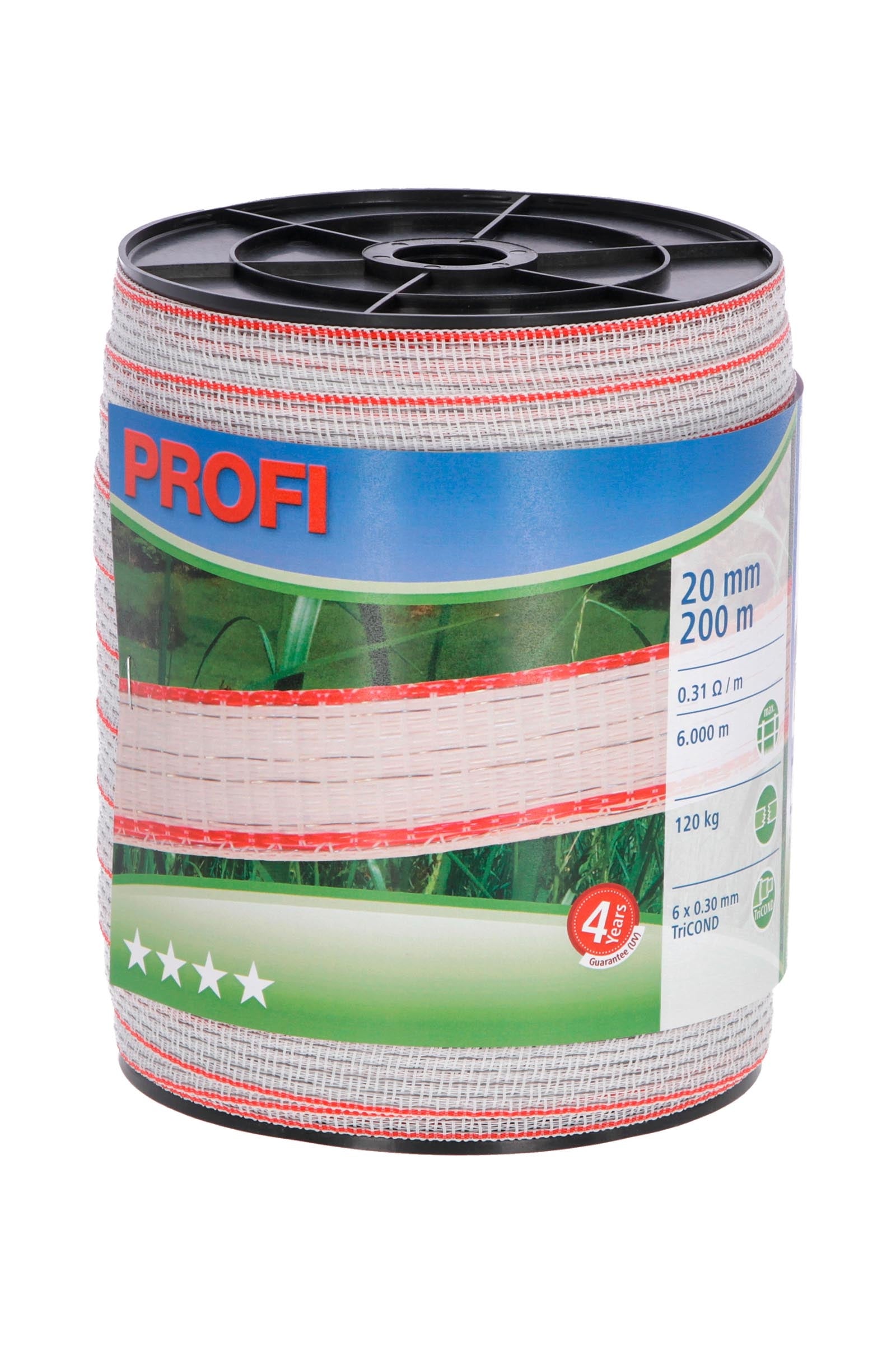 Corral CORRAL Profi Weidezaunband, 200 m, 20 mm Weidezaun