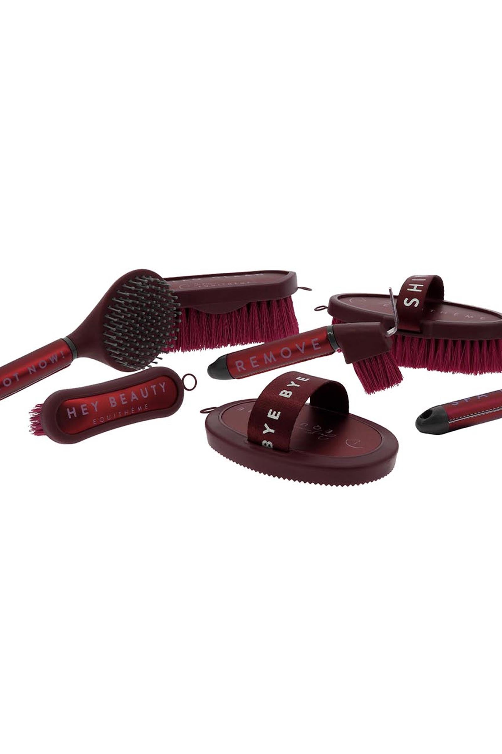 Equi Theme EQUITHÈME Je t'aime Dandy Brush Horse Grooming Tools