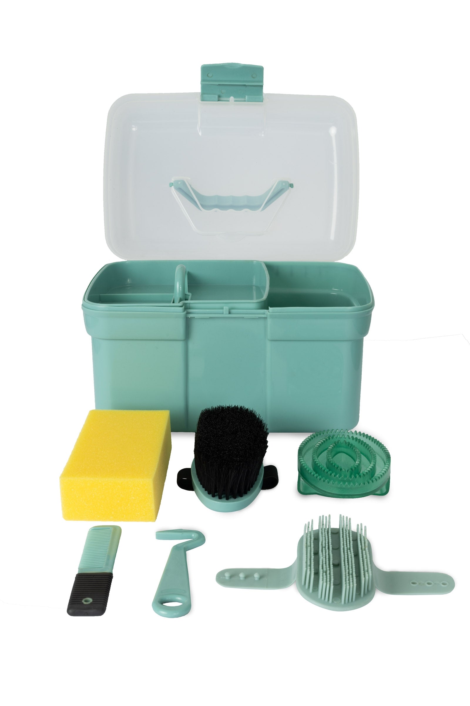 Horze Kinder-Putzbox (Set) Pferde Putzzeug
