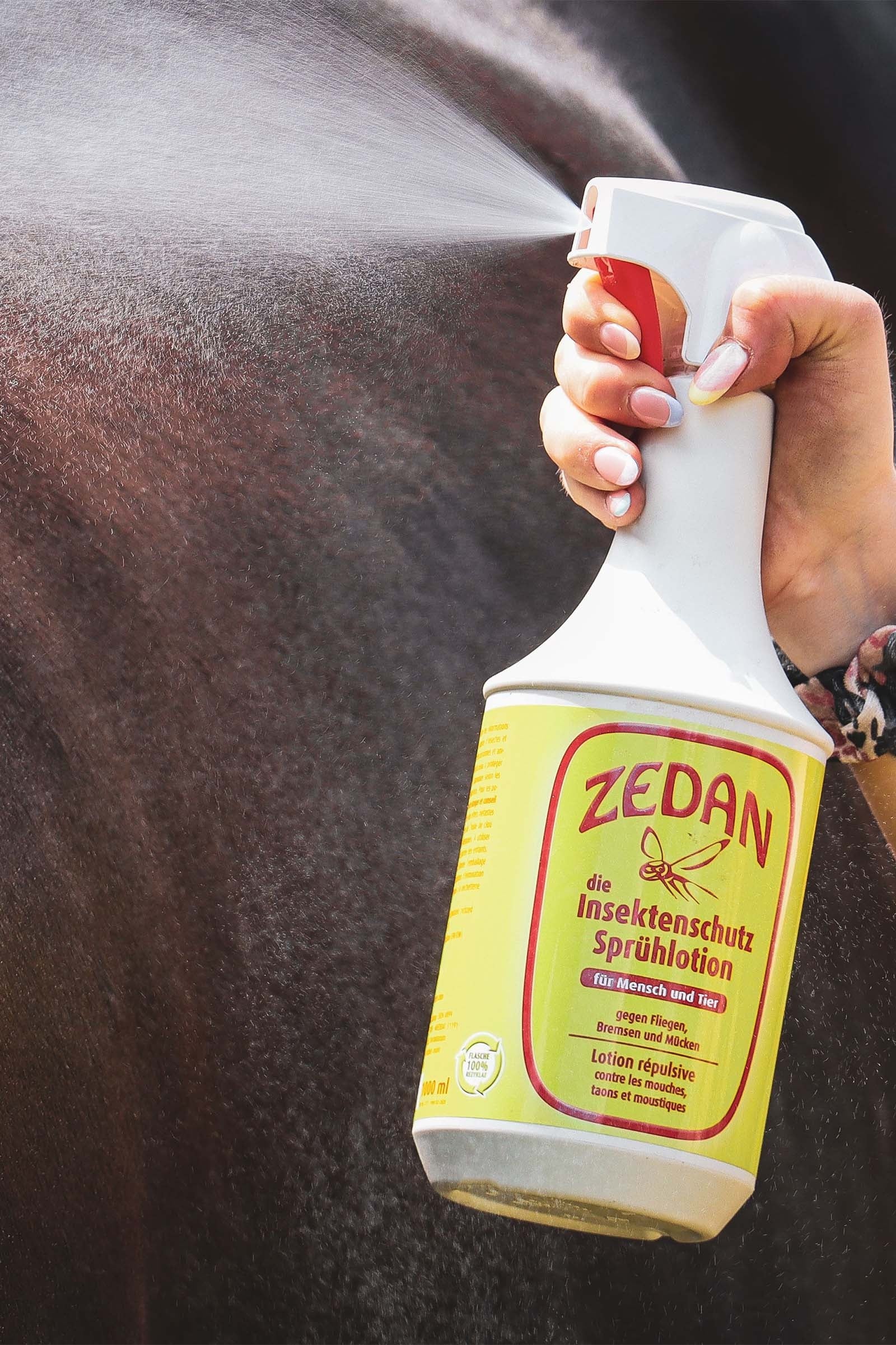 Zedan SP Insect Protection Spray Lotion 1000ml Antifly Protection for Horses