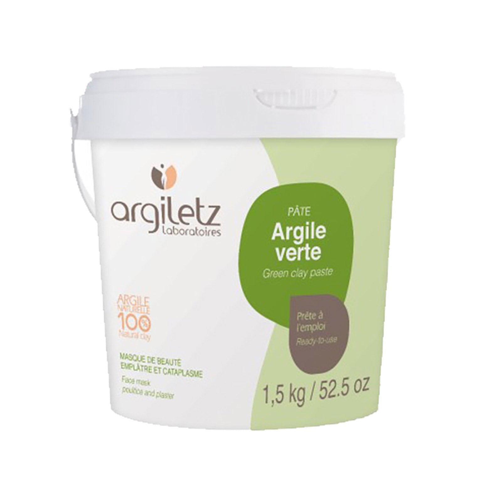 Argiletz Kavalkade Grüner Lehm by argiletz, Paste, 1kg Pflege