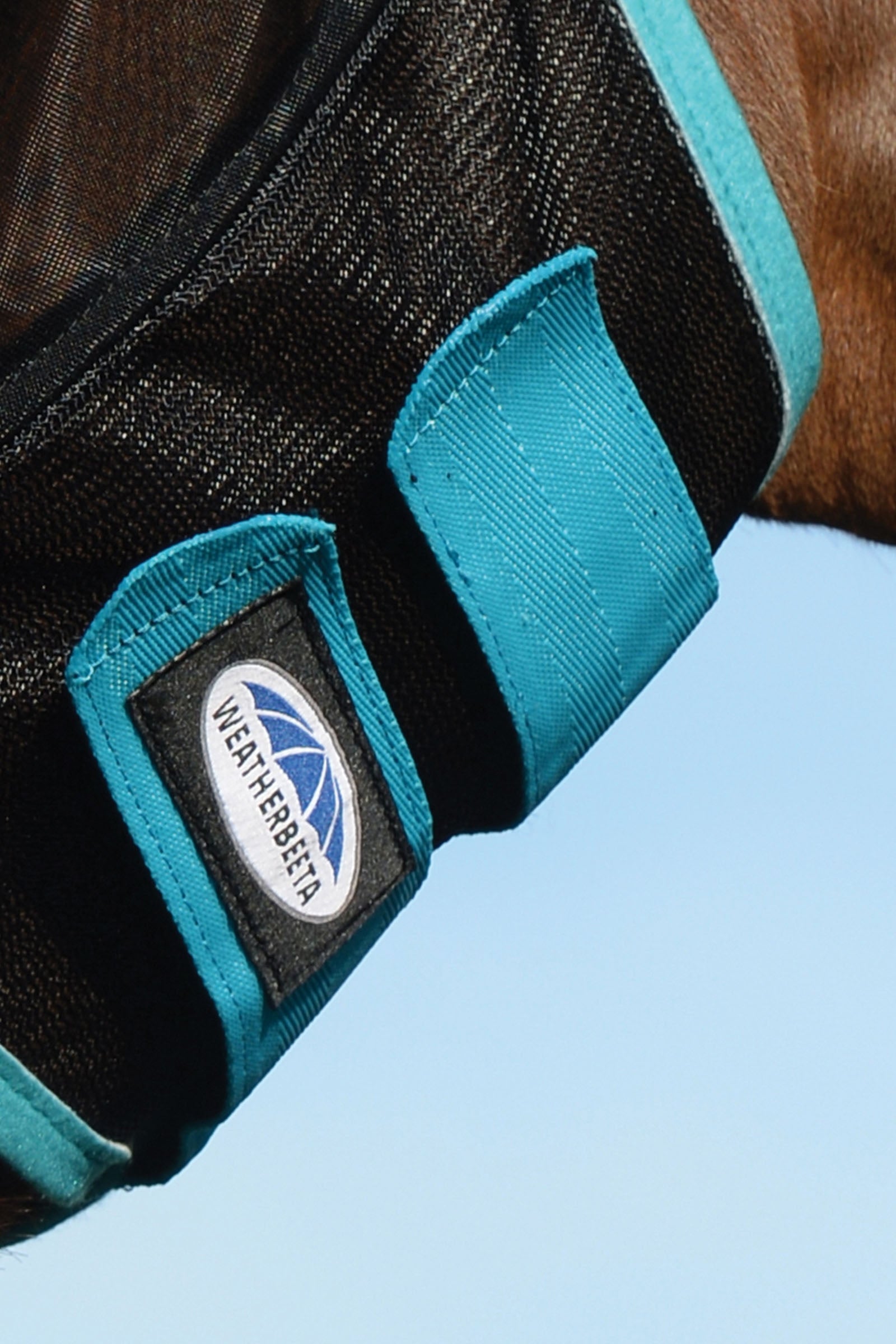 Weatherbeeta Comfitec Deluxe Fine Mesh Mask with Ears & Tassels Antifly Protection for Horses