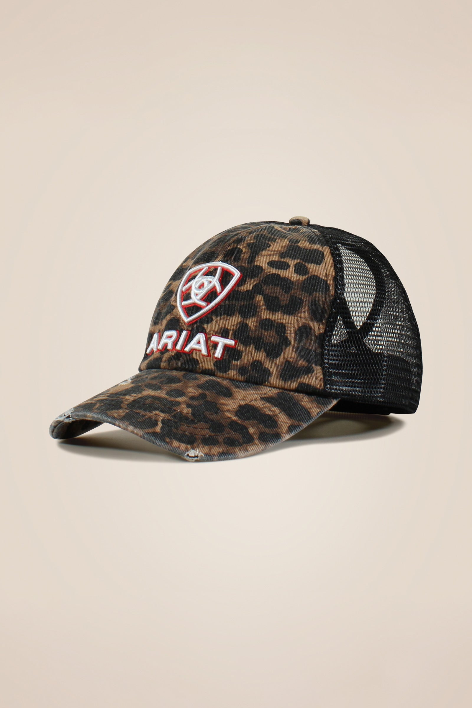 Ariat Embossed Logo Cheetah Print Damen Cap Accessoires