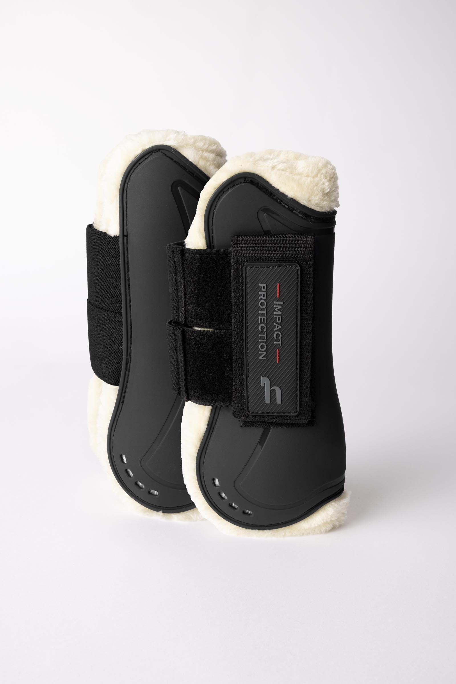 Horze Armour Airflow Springgamaschen mit Kunstpelz Leg & Hoof Protection