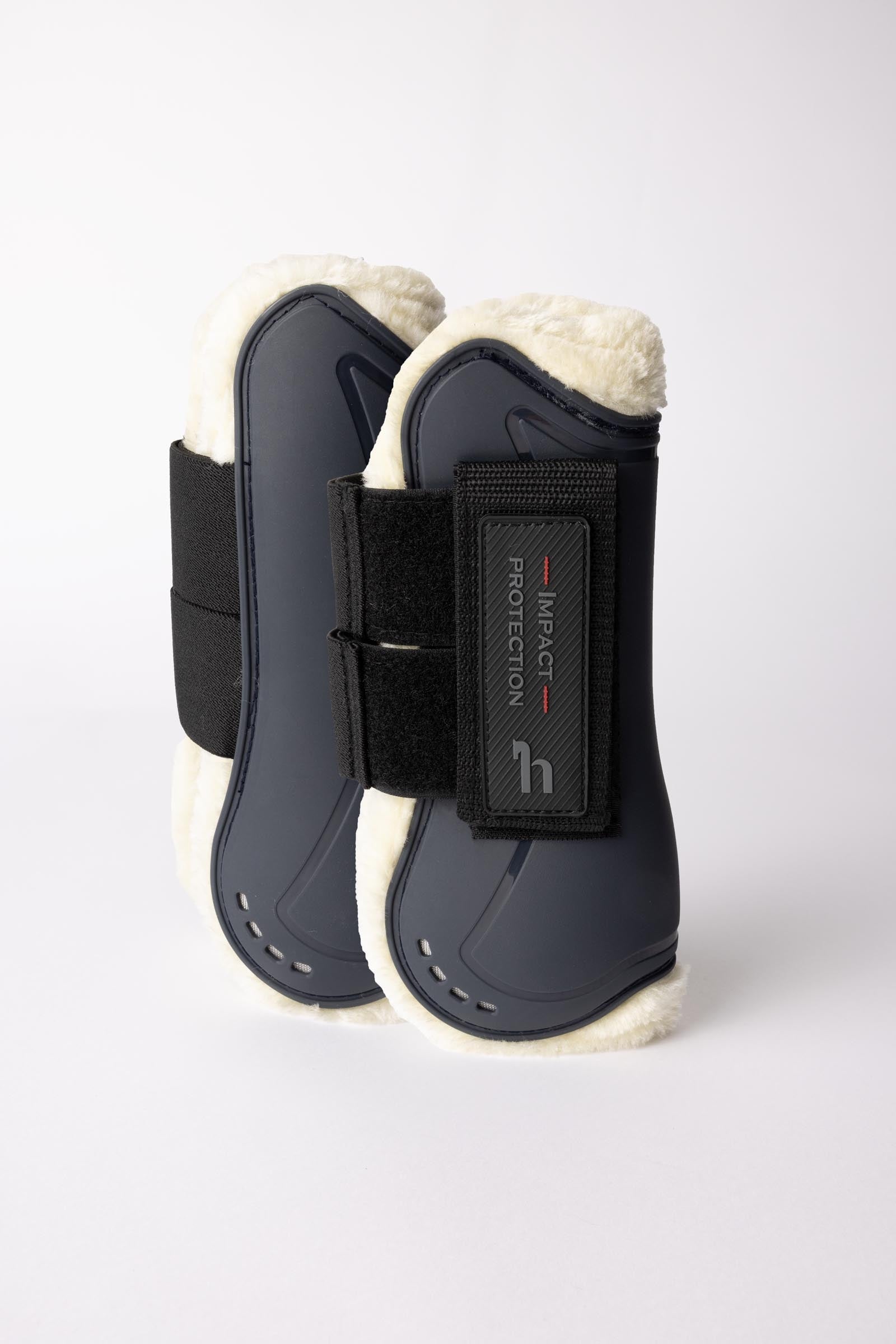 Horze Armour Airflow Springgamaschen mit Kunstpelz Leg & Hoof Protection