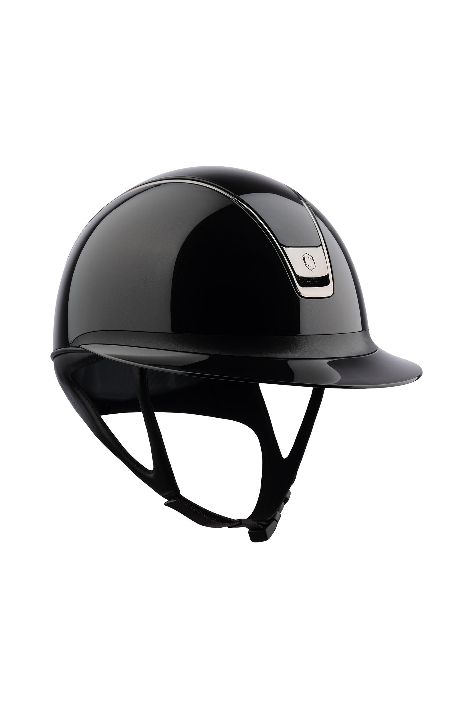 Samshield Miss Shield Glossy mit schwarzem Chrome 2.0 Reithelme & Sicherheitswesten