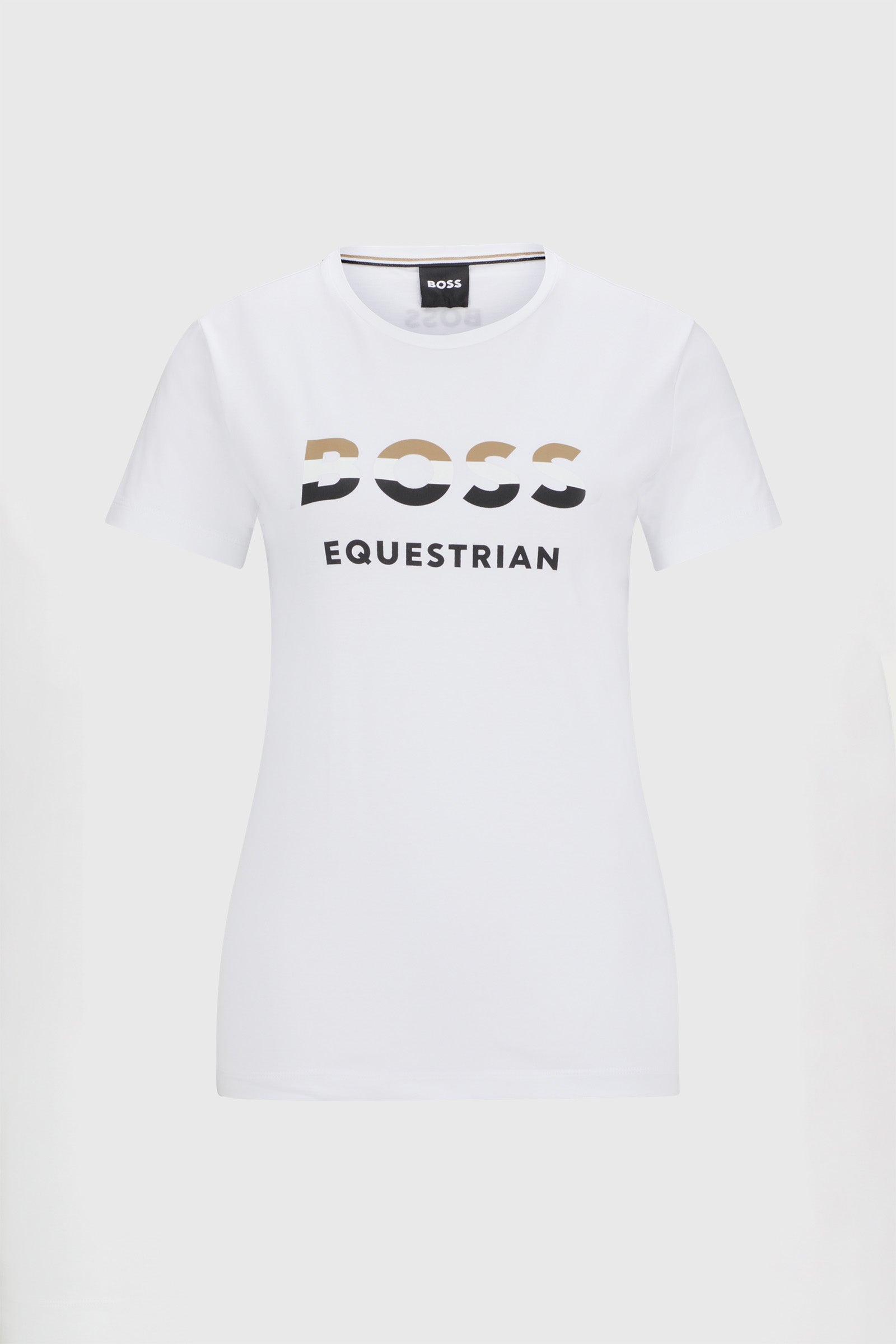 Boss Maya Logo T-Shirt Damen Reitbekleidung