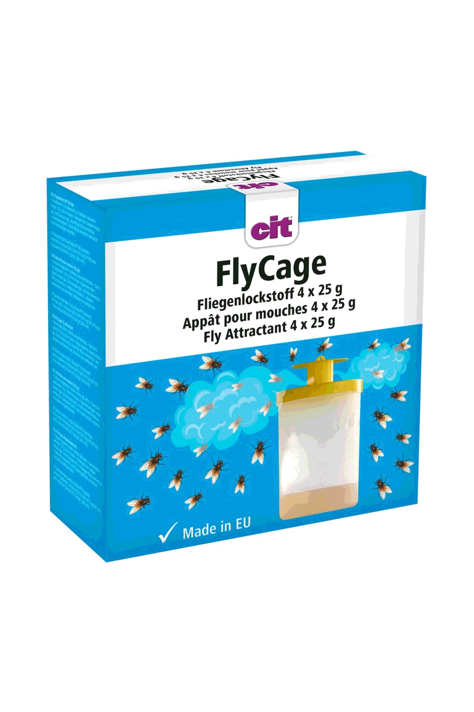 Kerbl Cit Fliegenlockmittel FlyCage, 4 x 25 g Fliegenschutz