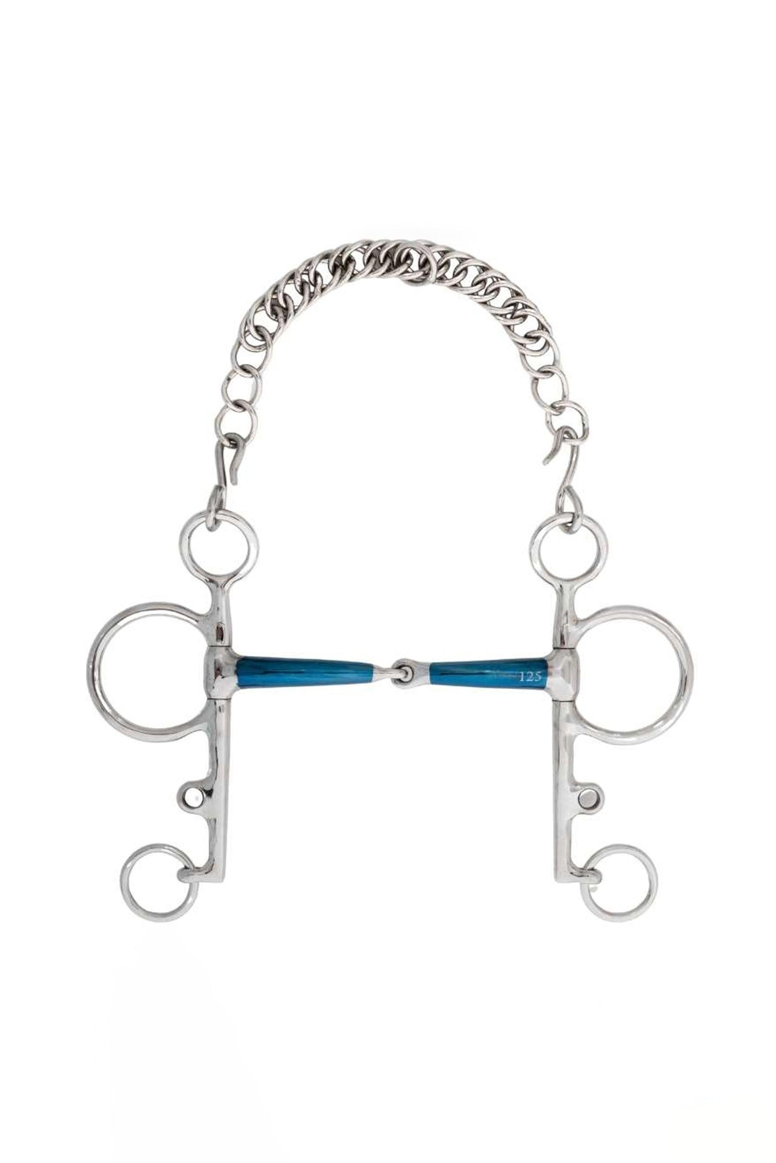 Kavalkade ergonomisches Pelhamgebiss, einfach gebrochen, lang, 14 mm Gebisse