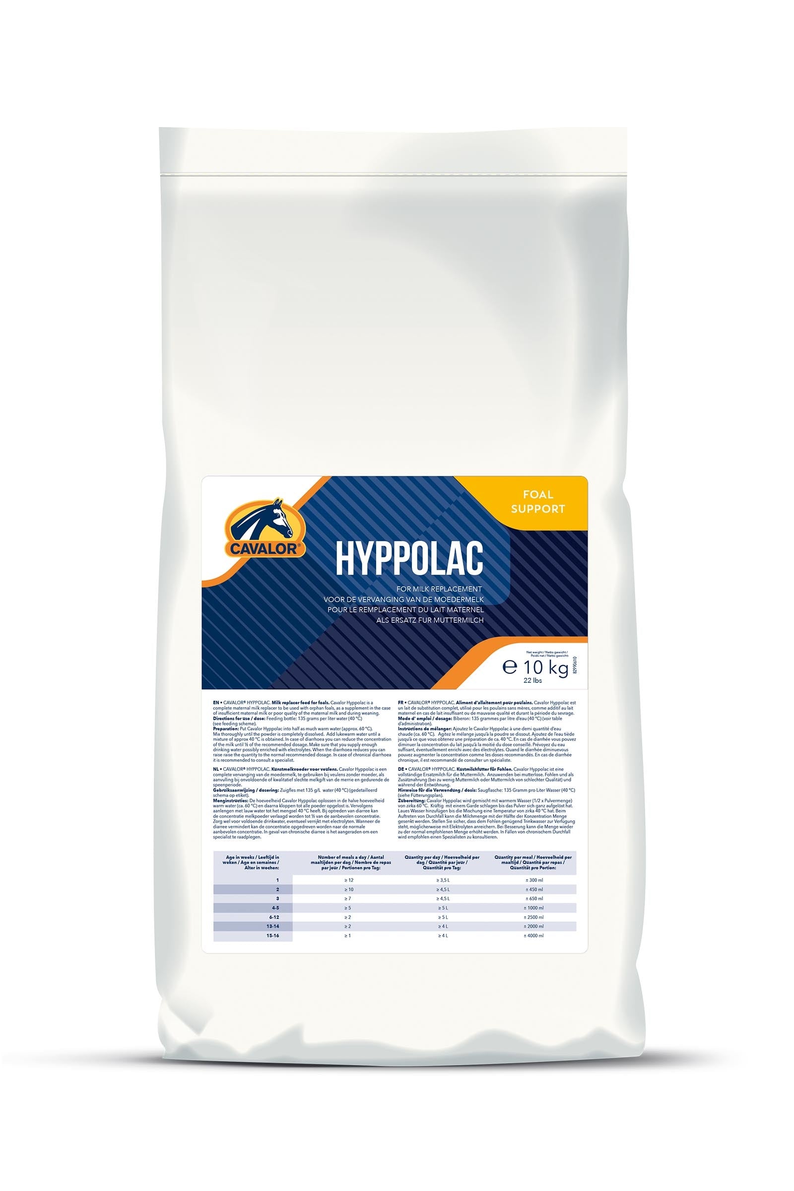 Cavalor Hyppolac Powder, Fohlen, 10kg Horse Feed & Nutrition