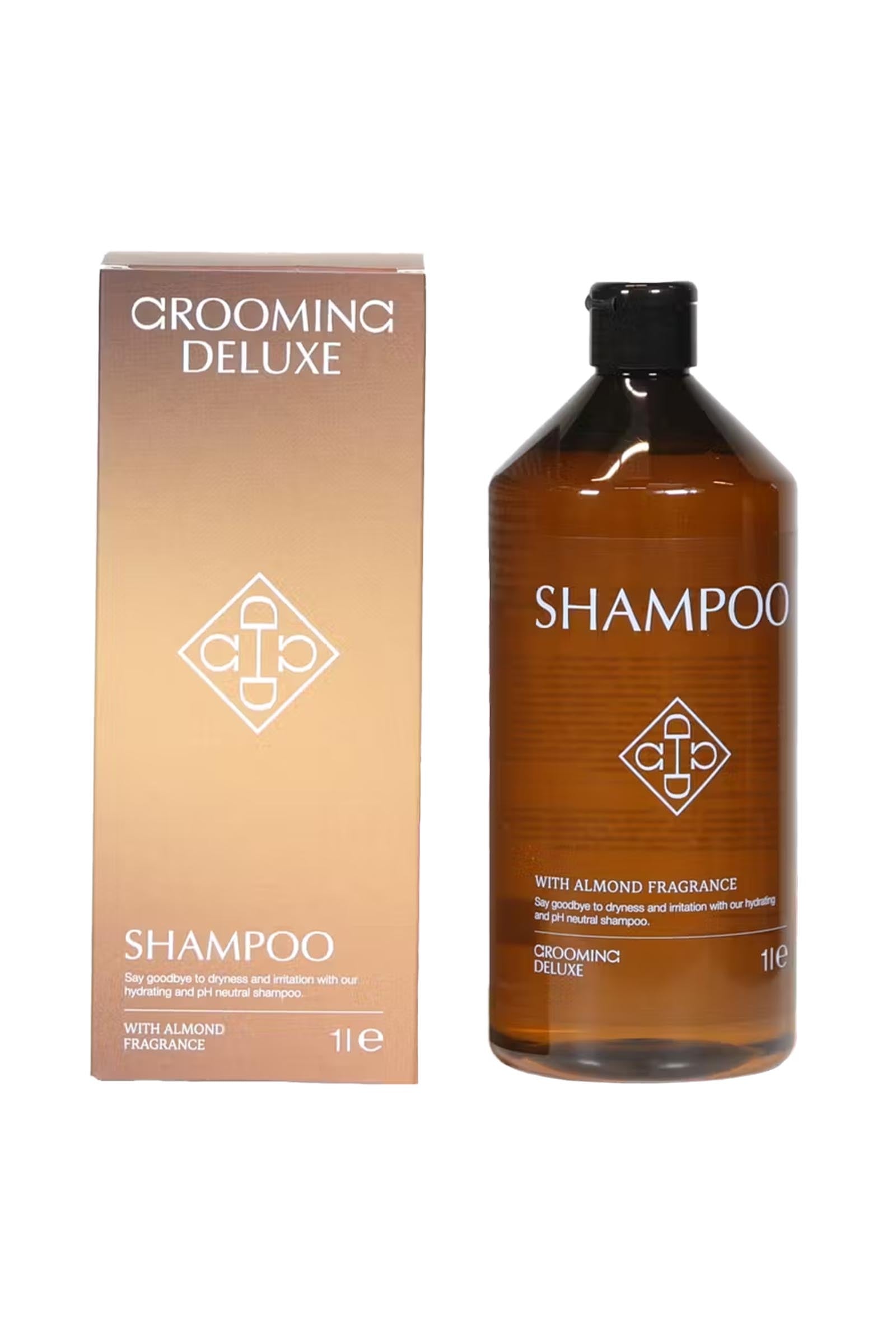 Grooming Deluxe Almond Gloss Shampoo, 1000 ml Pflege