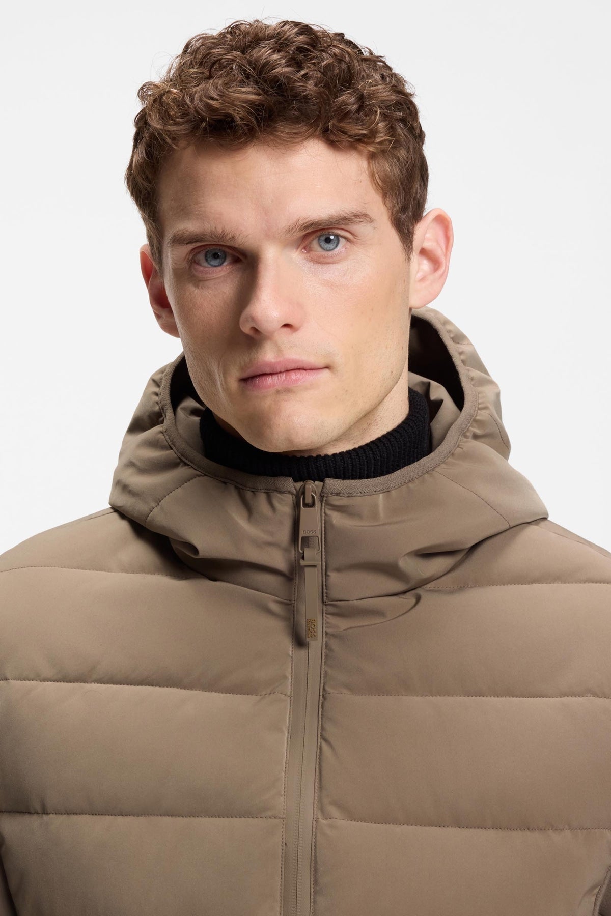 BOSS Equestrian Boss Jeff Mens Hybrid Puffer Jacket Mens Riding Clothing