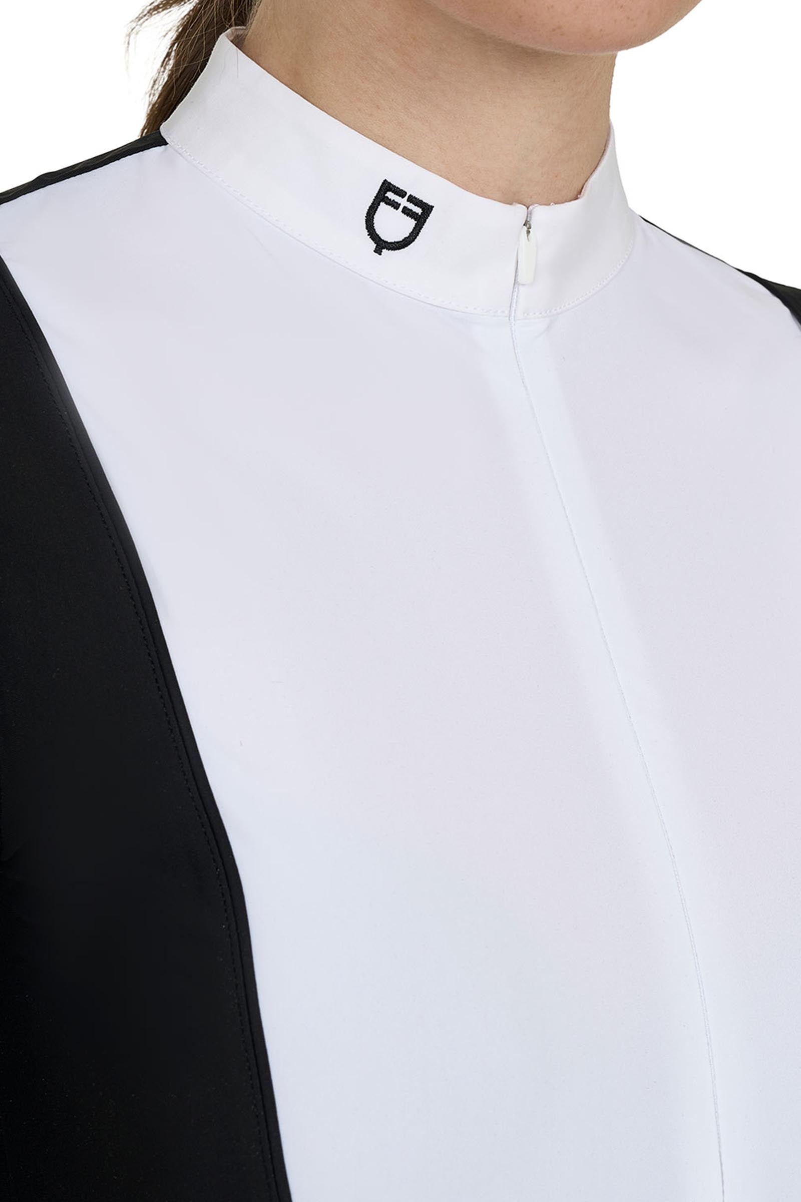 Equestro SS2026 Women's Invisible ZIP Competition Polo Shirt LS Women’s Riding Clothing