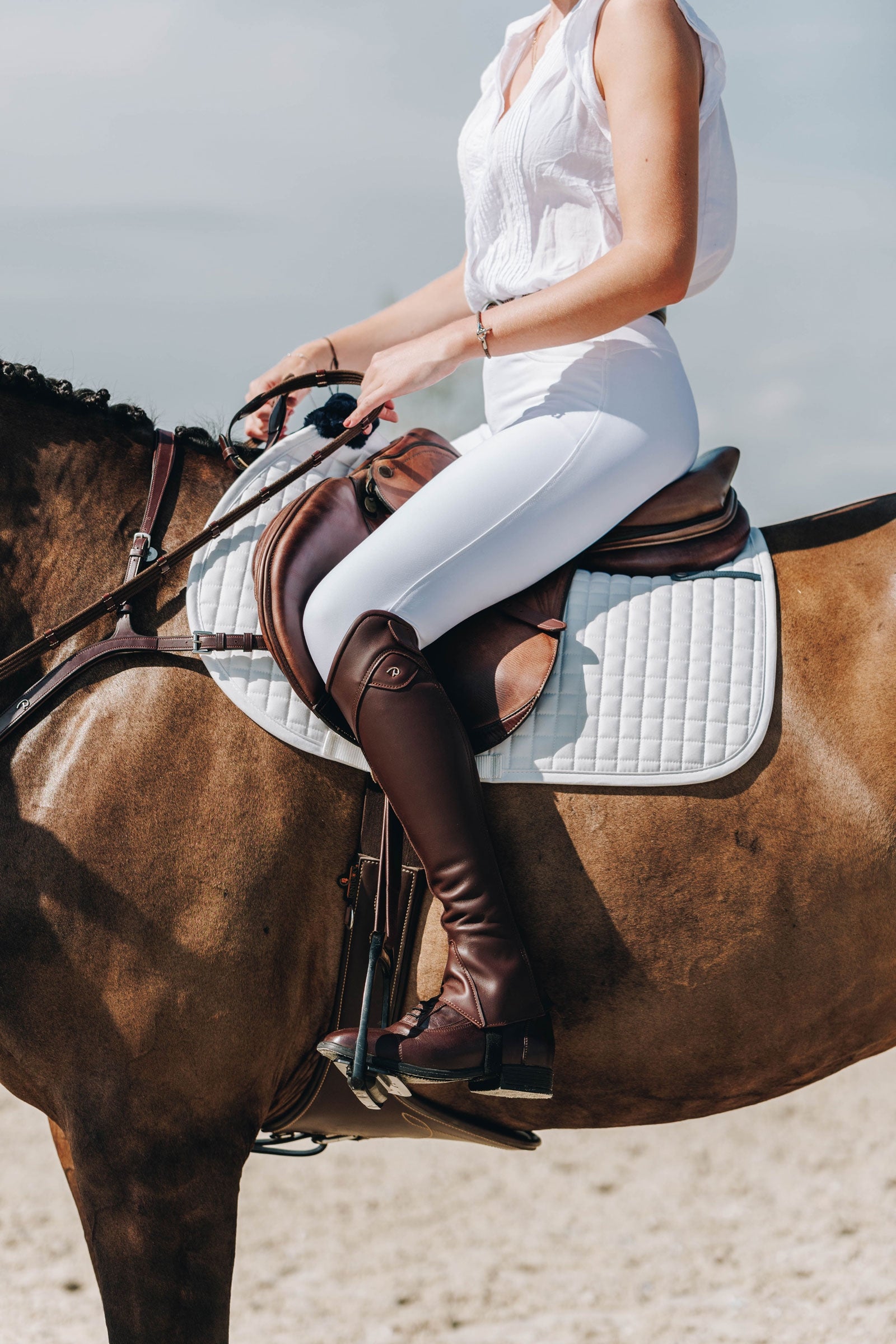 Dy'on Classic Show Half Chaps Riding Boots & Riding Shoes