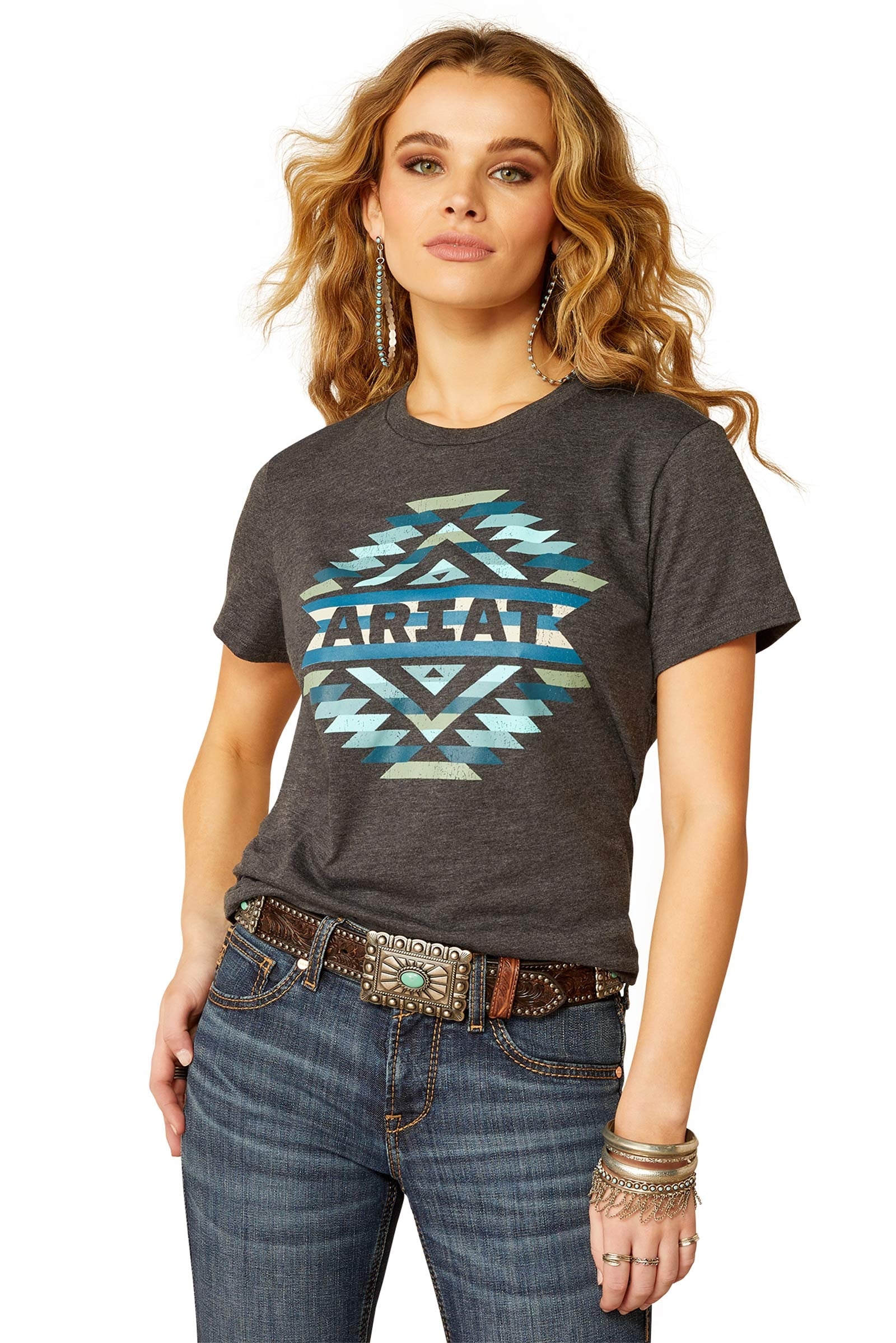 Ariat Southwest Classic T-Shirt Damen Reitbekleidung