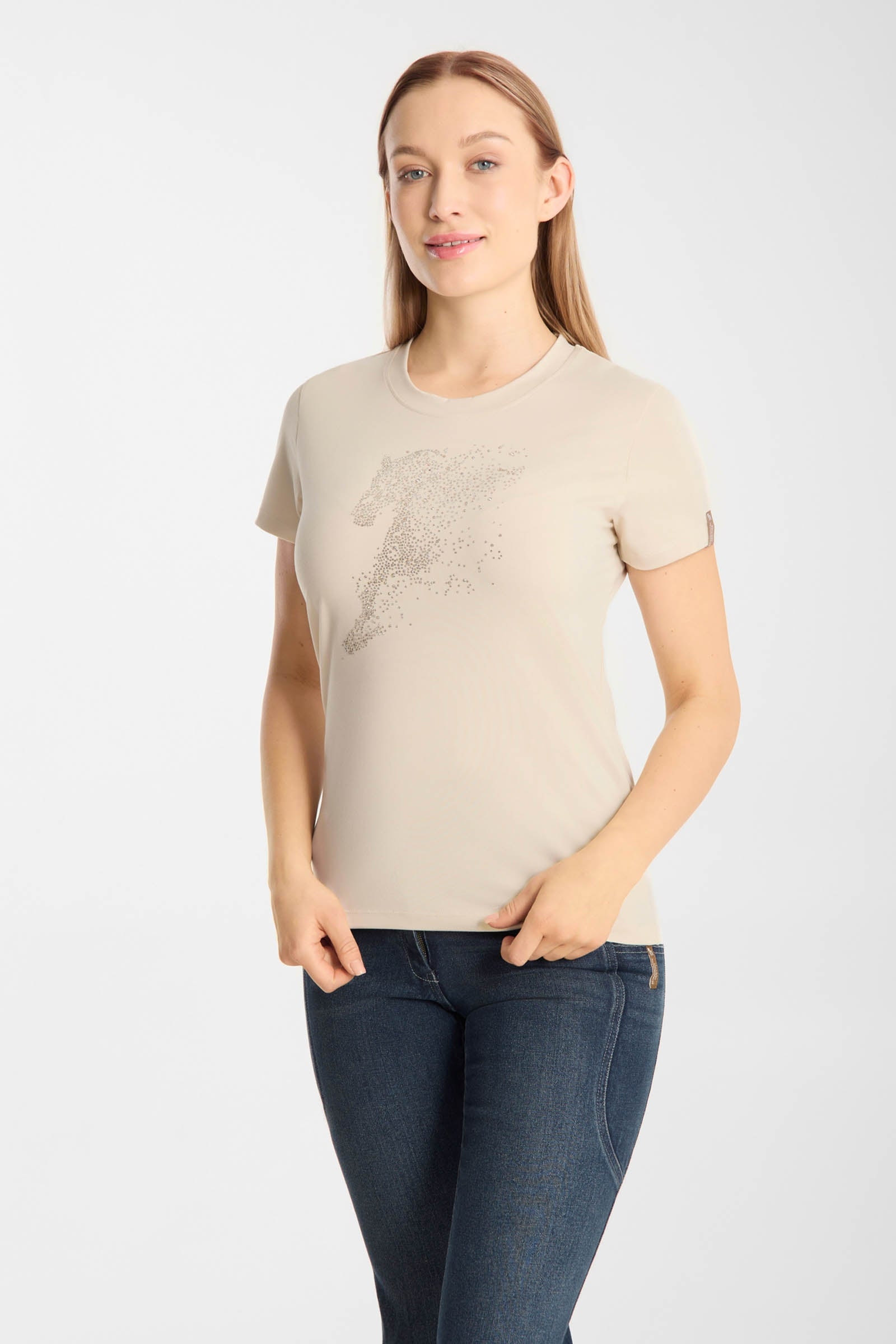 Horze Kathrin Damen-Western-T-Shirt Damen Reitbekleidung