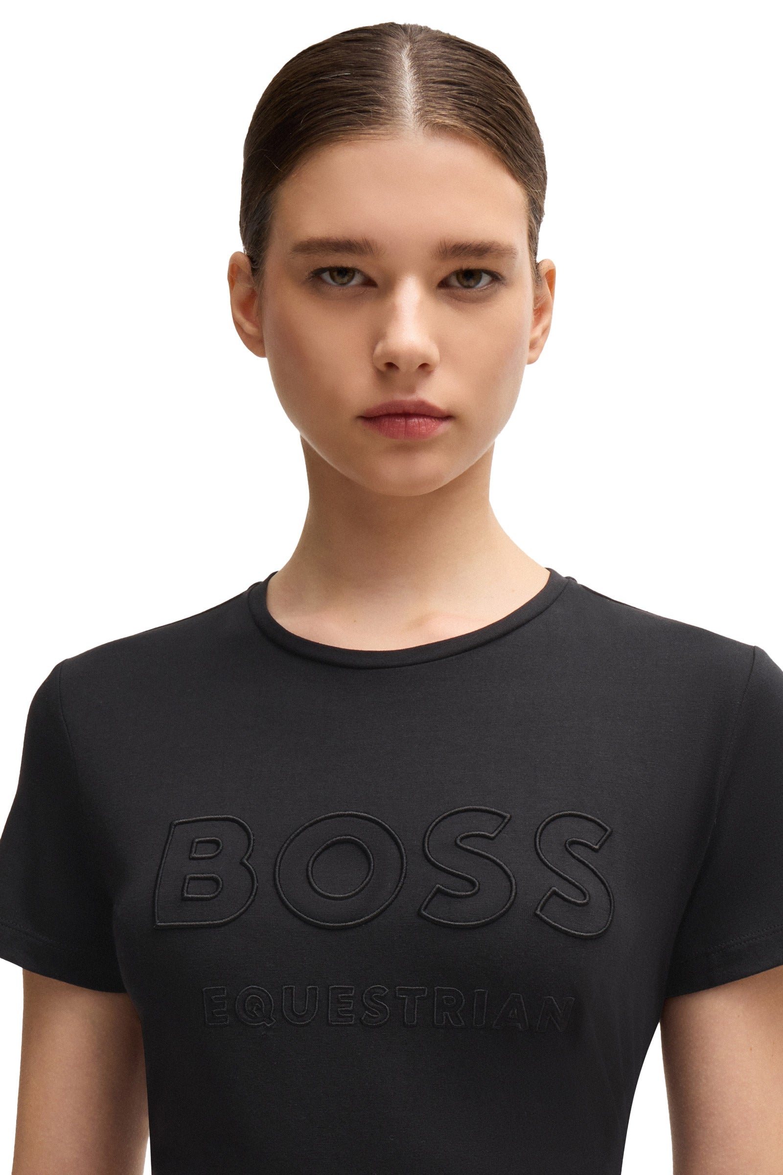 Boss Maya Women´s T-Shirt With Embroidery Women’s Riding Clothing